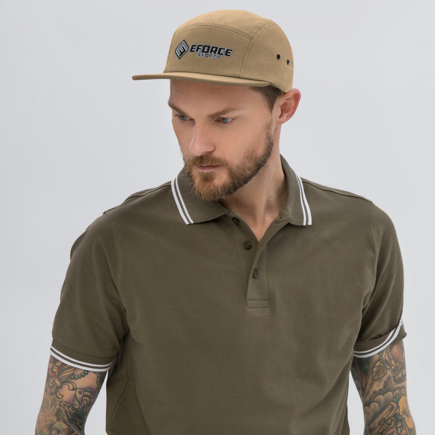 Five Panel Cap_Gray Logo