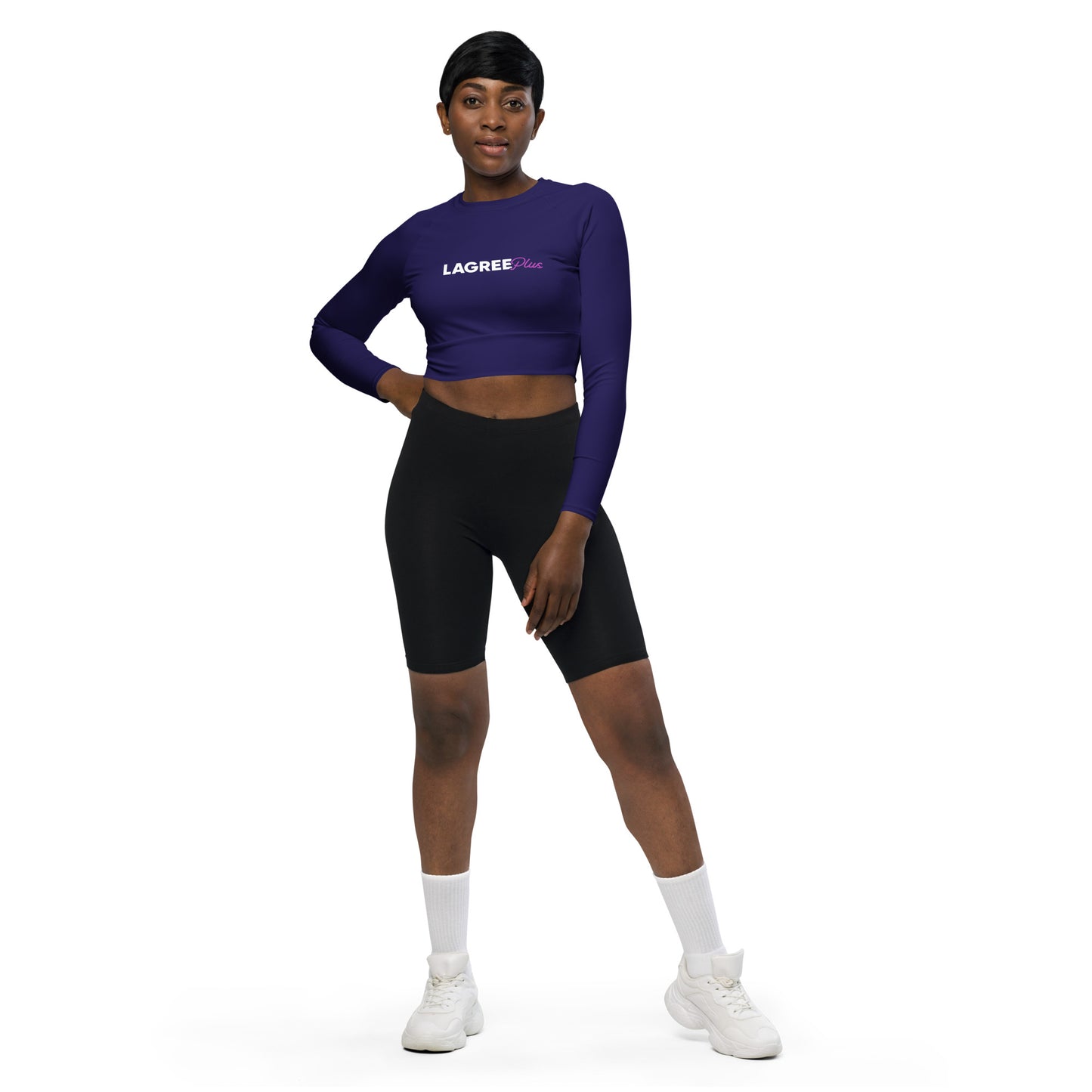 LAGREE Plus Recycled long-sleeve crop top