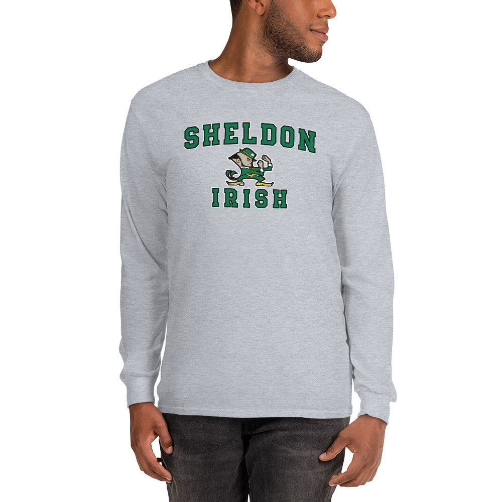 Sheldon Volleyball_Men’s Long Sleeve Shirt_Irish