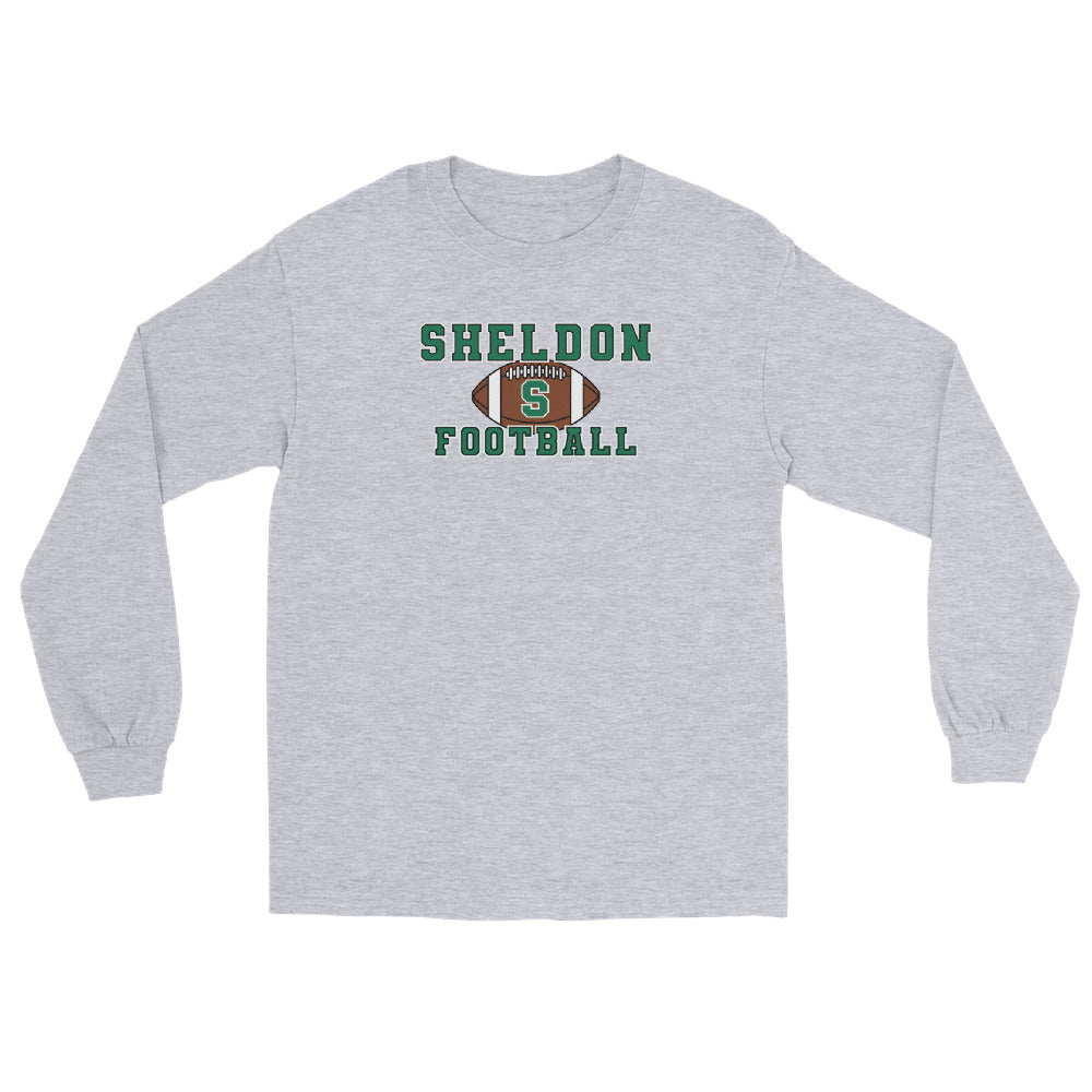 SHS Football_Men’s Long Sleeve Shirt_Collegiate