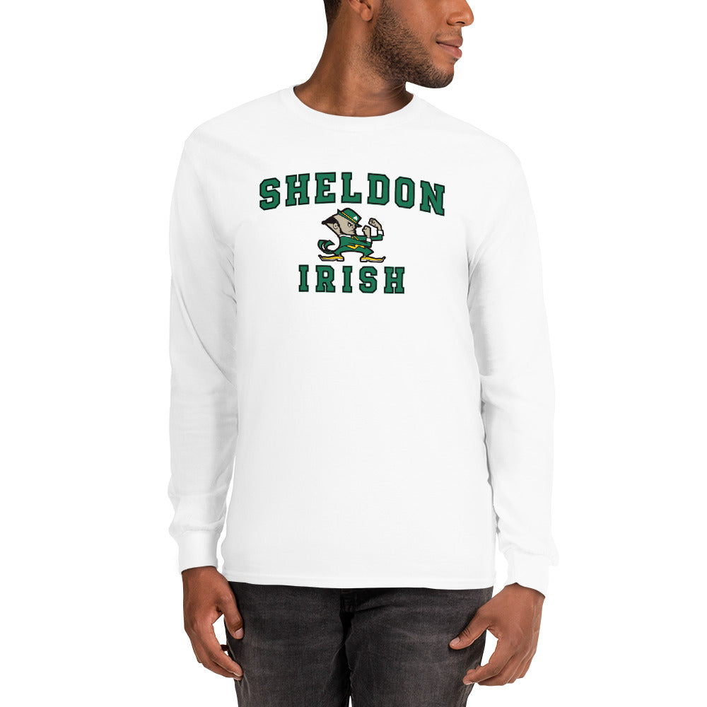 SHS Football_Men’s Long Sleeve Shirt_Irish