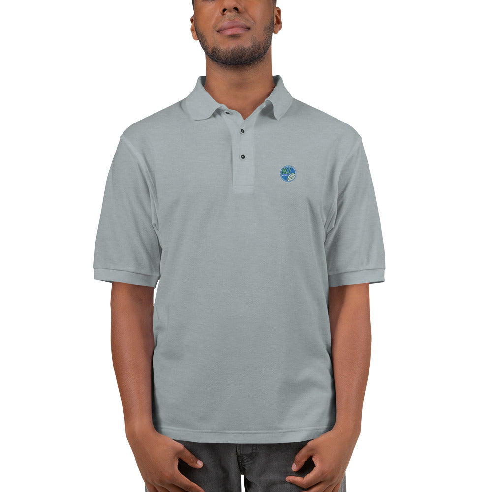 Circle Logo Men's Premium Embroidered  Polo