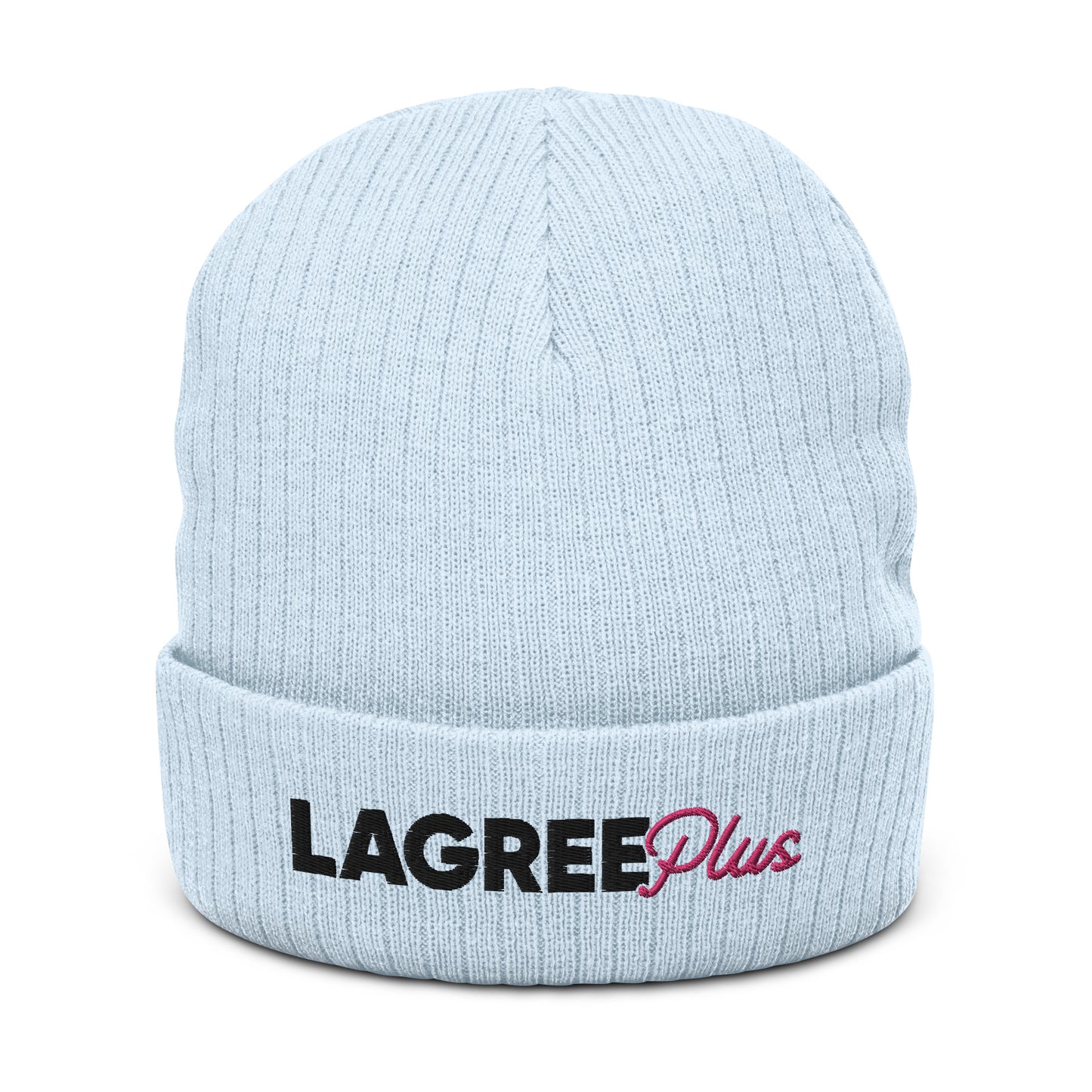 LAGREE Plus Ribbed knit beanie