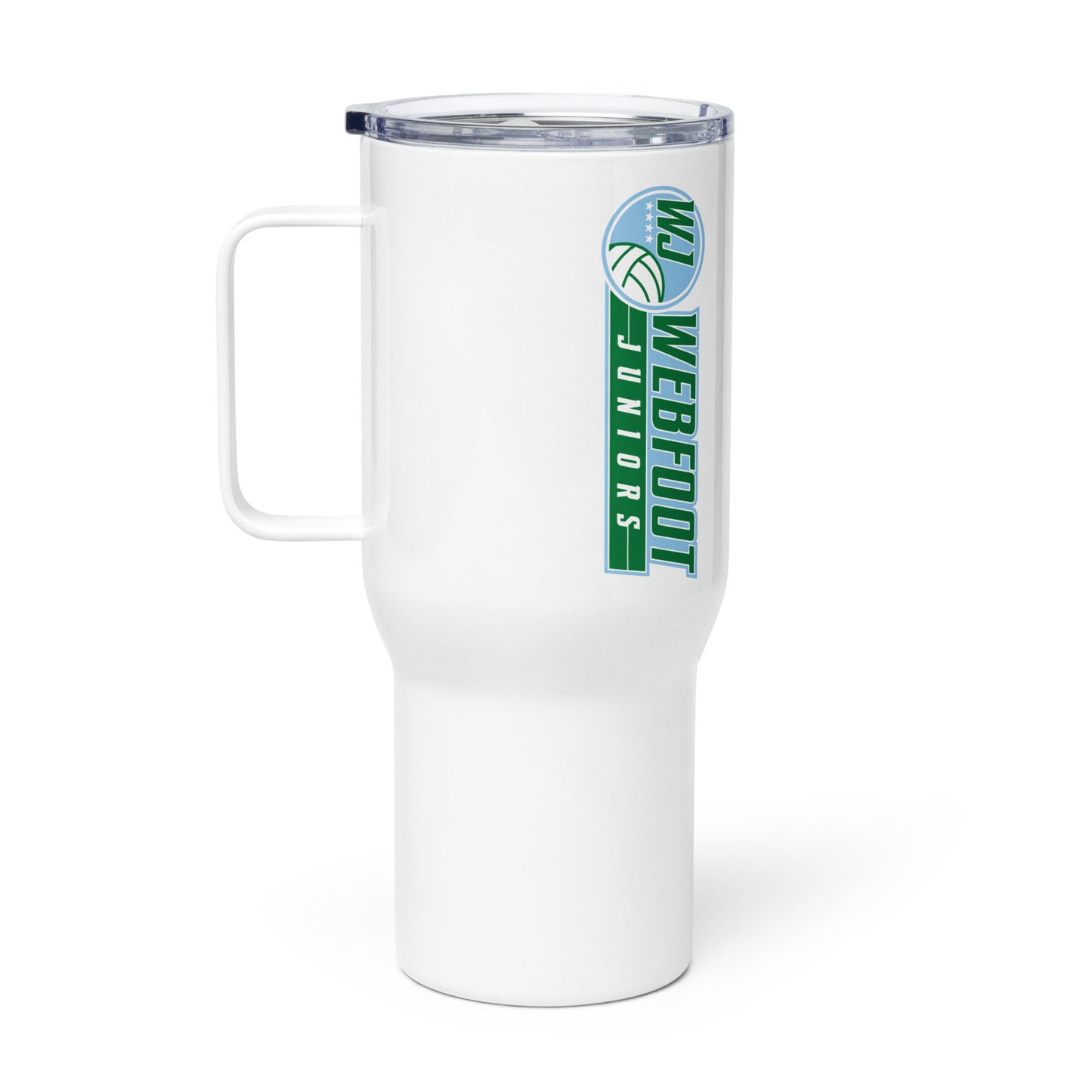 Dual Logo Travel Mug with Handle