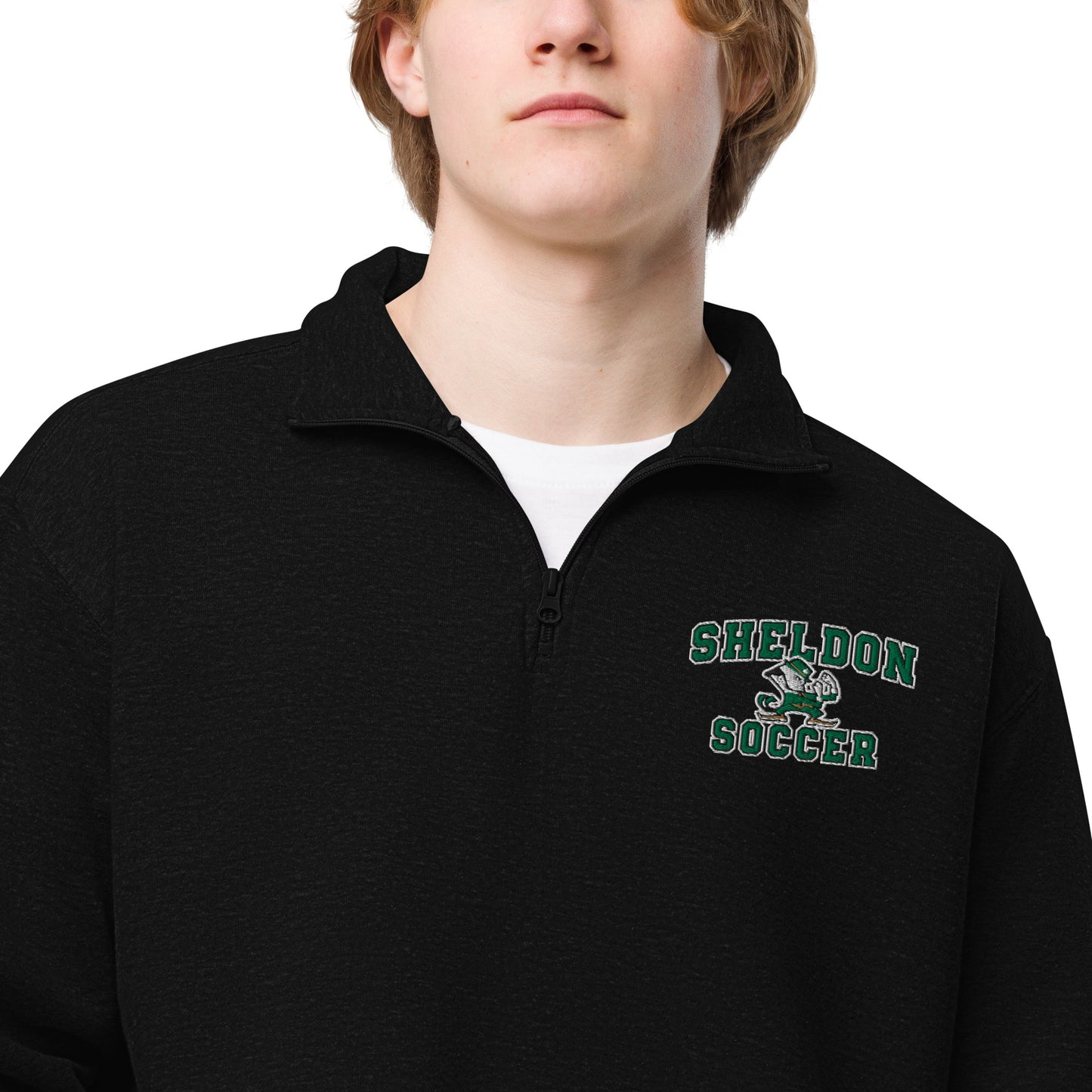 Sheldon Soccer_Unisex fleece pullover_Fighting Irish