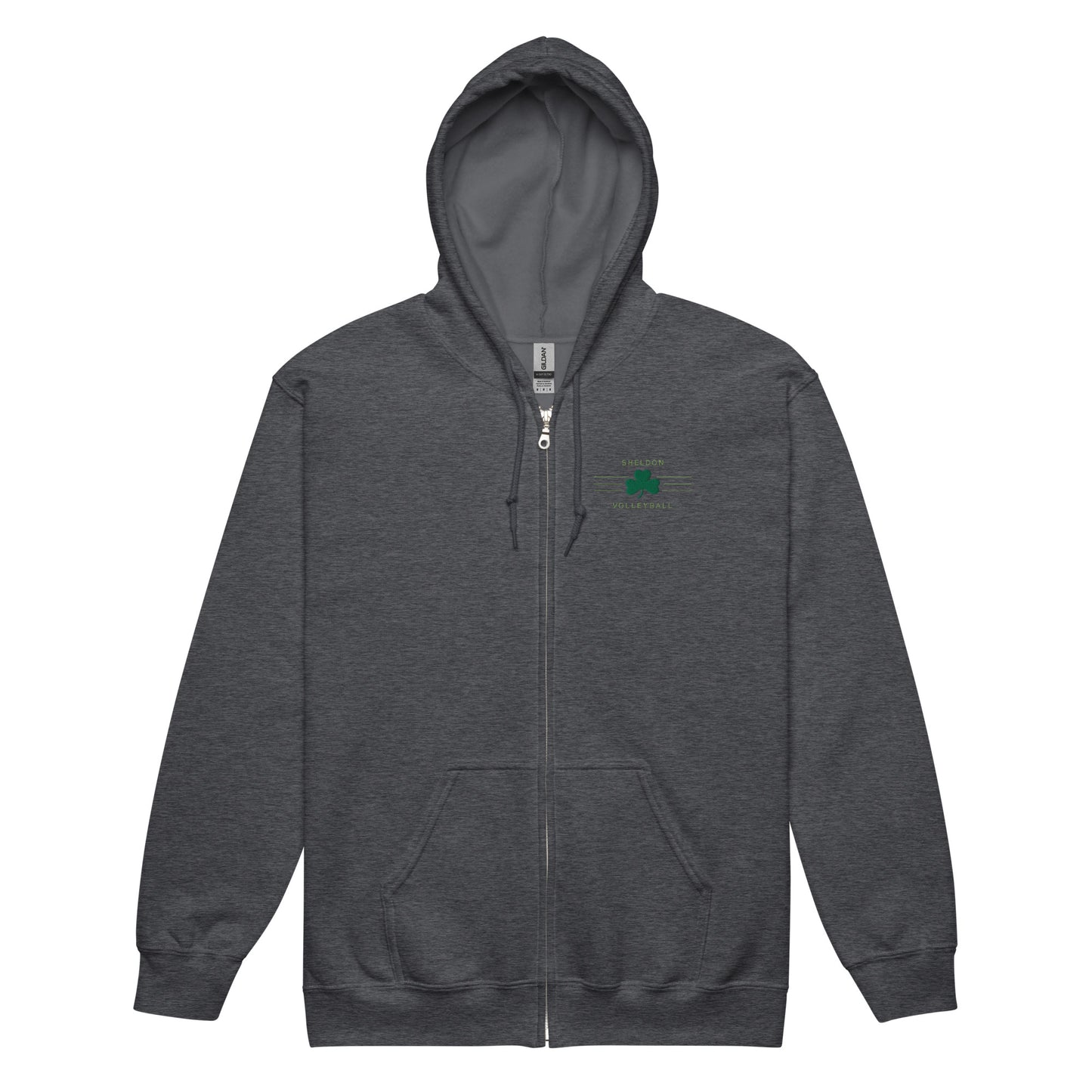 SV_Sheldon Volleyball Unisex heavy blend zip hoodie