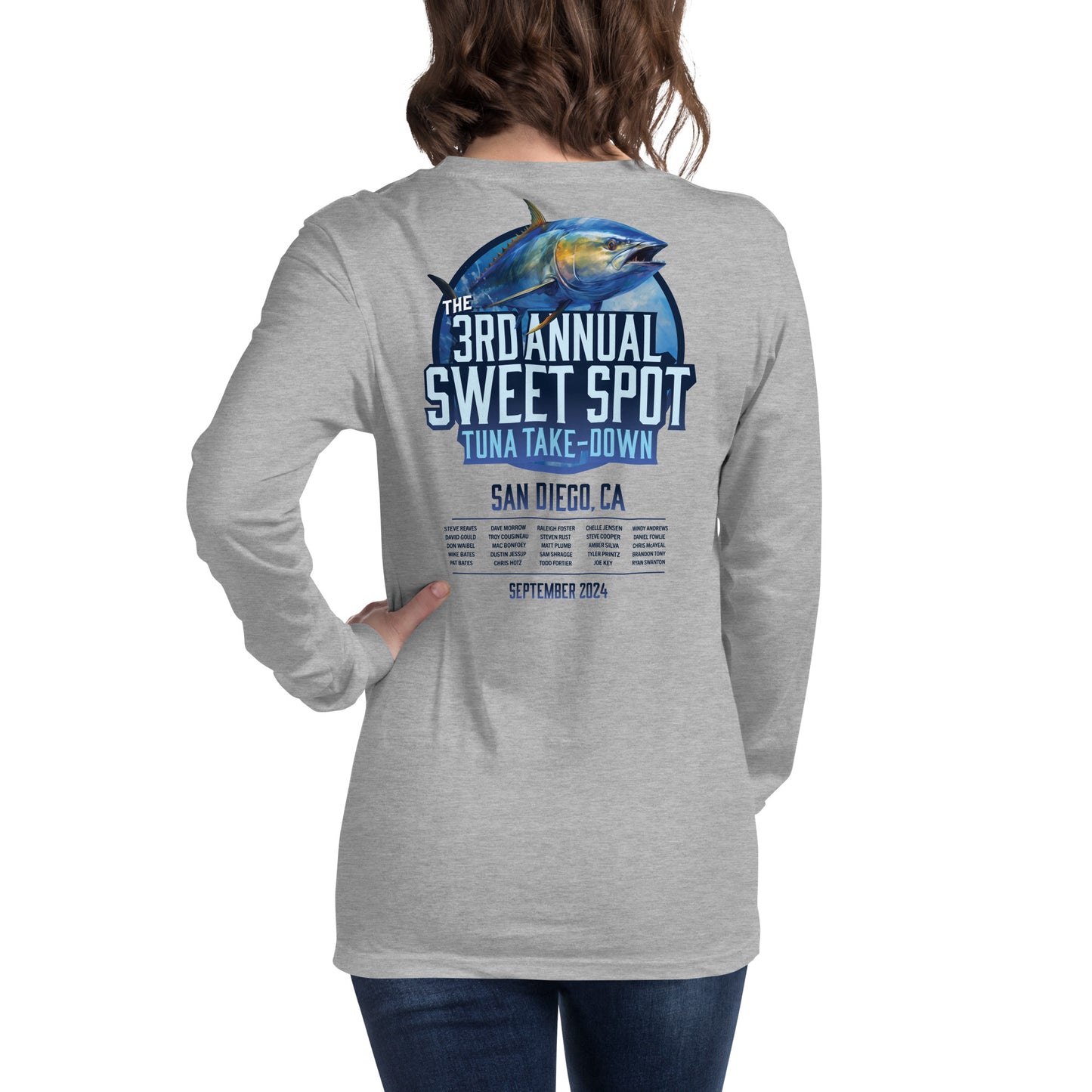 Women's Tuna Take-down Official Logo Long Sleeve Tee
