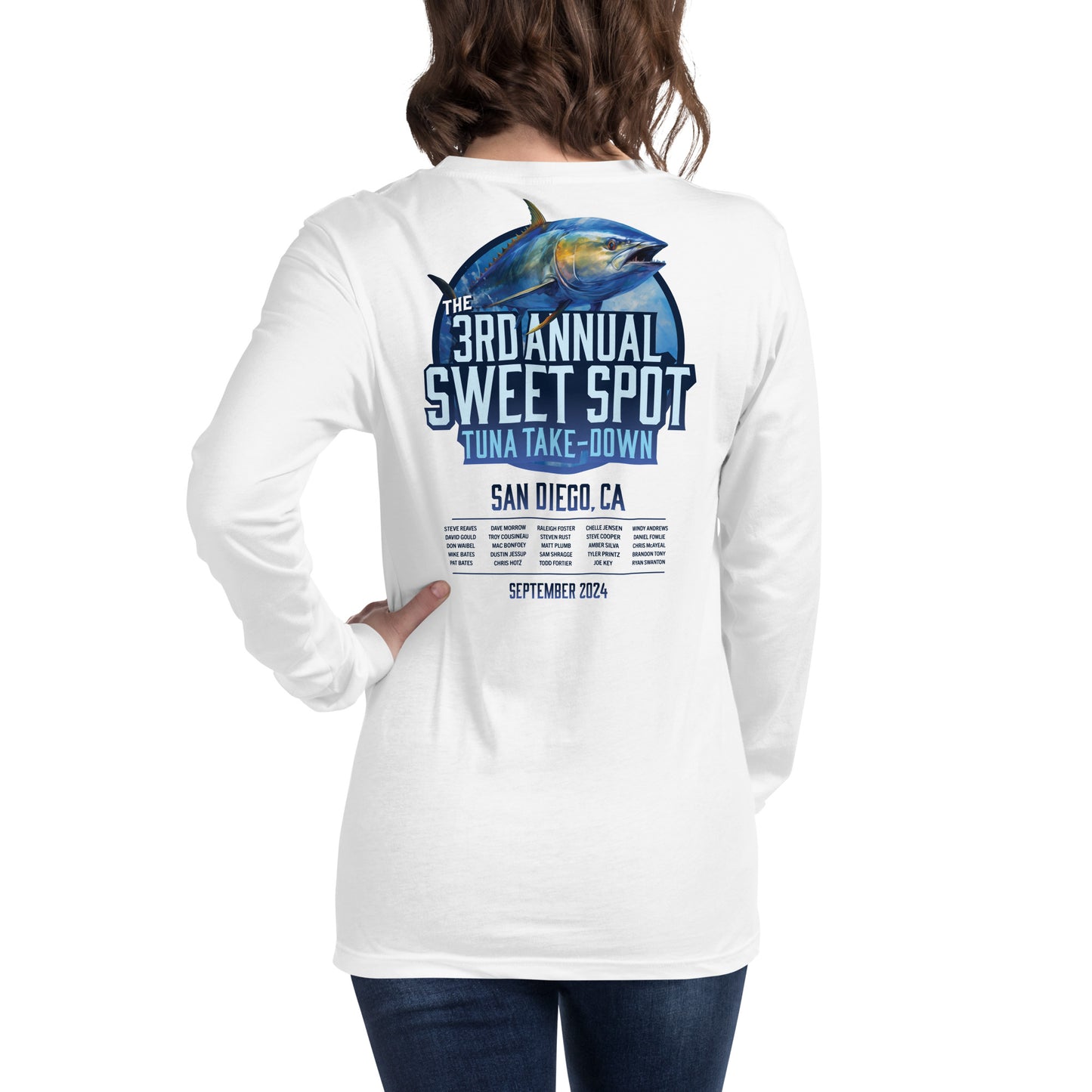 Women's Tuna Take-down Official Logo Long Sleeve Tee