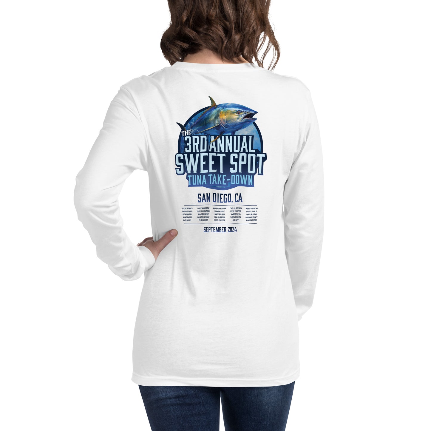 Women's Tuna Take-down Official Logo Long Sleeve Tee