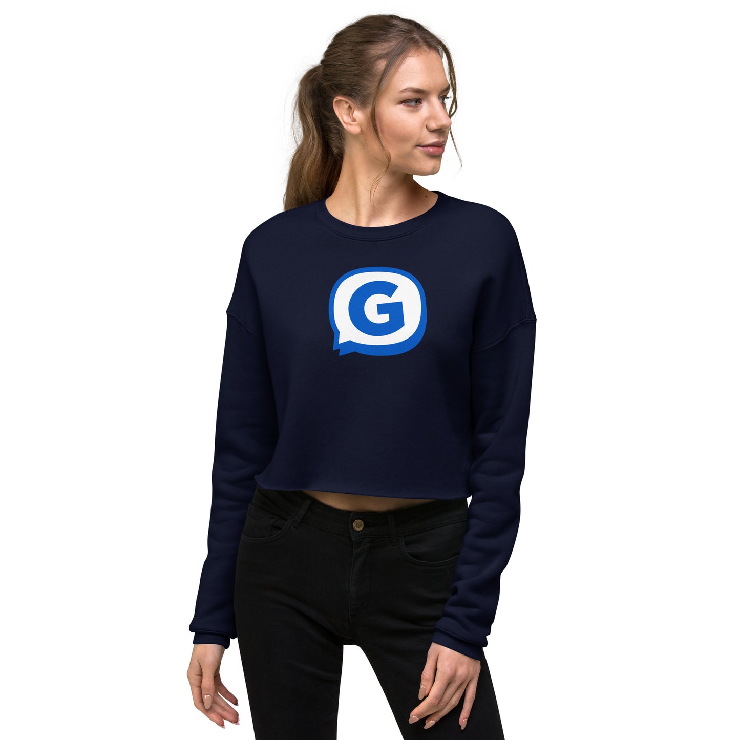 GGG - Women's Crop Sweatshirt_Printed