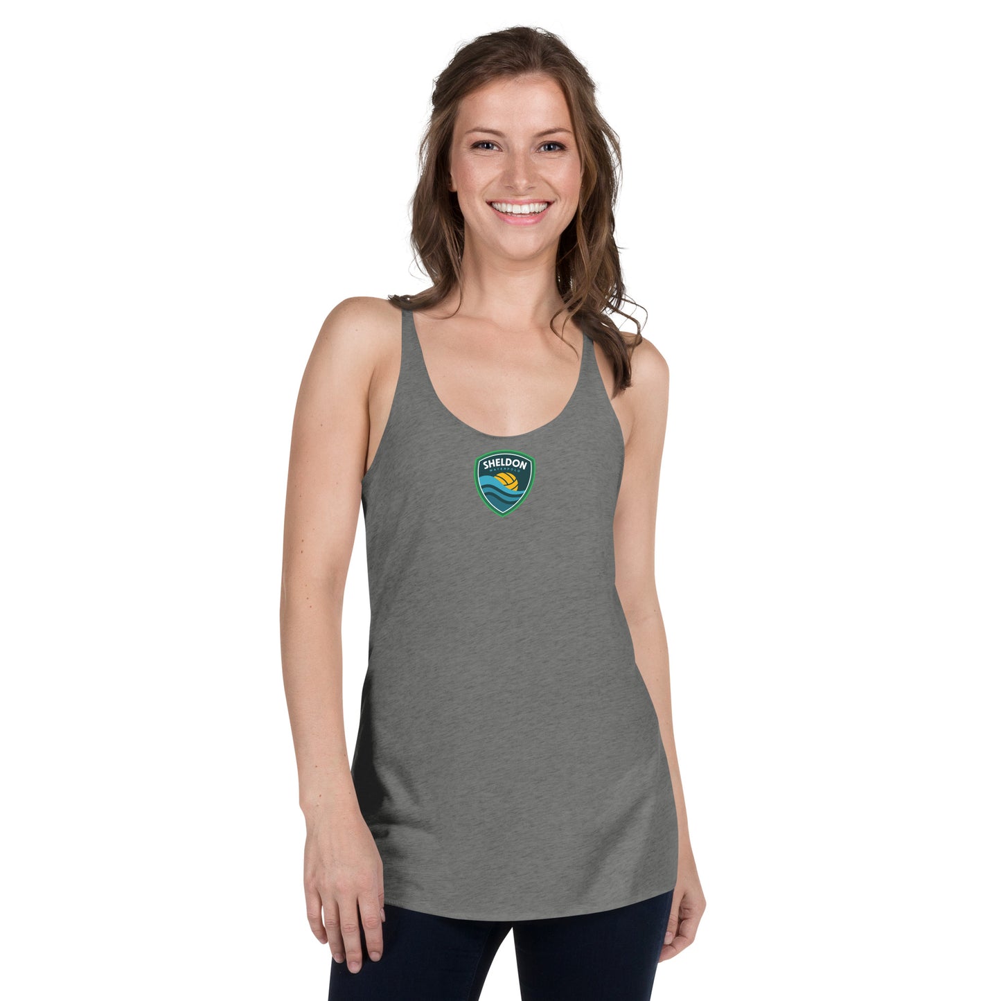Sheldon Water Polo_Women's Racerback Tank_FC