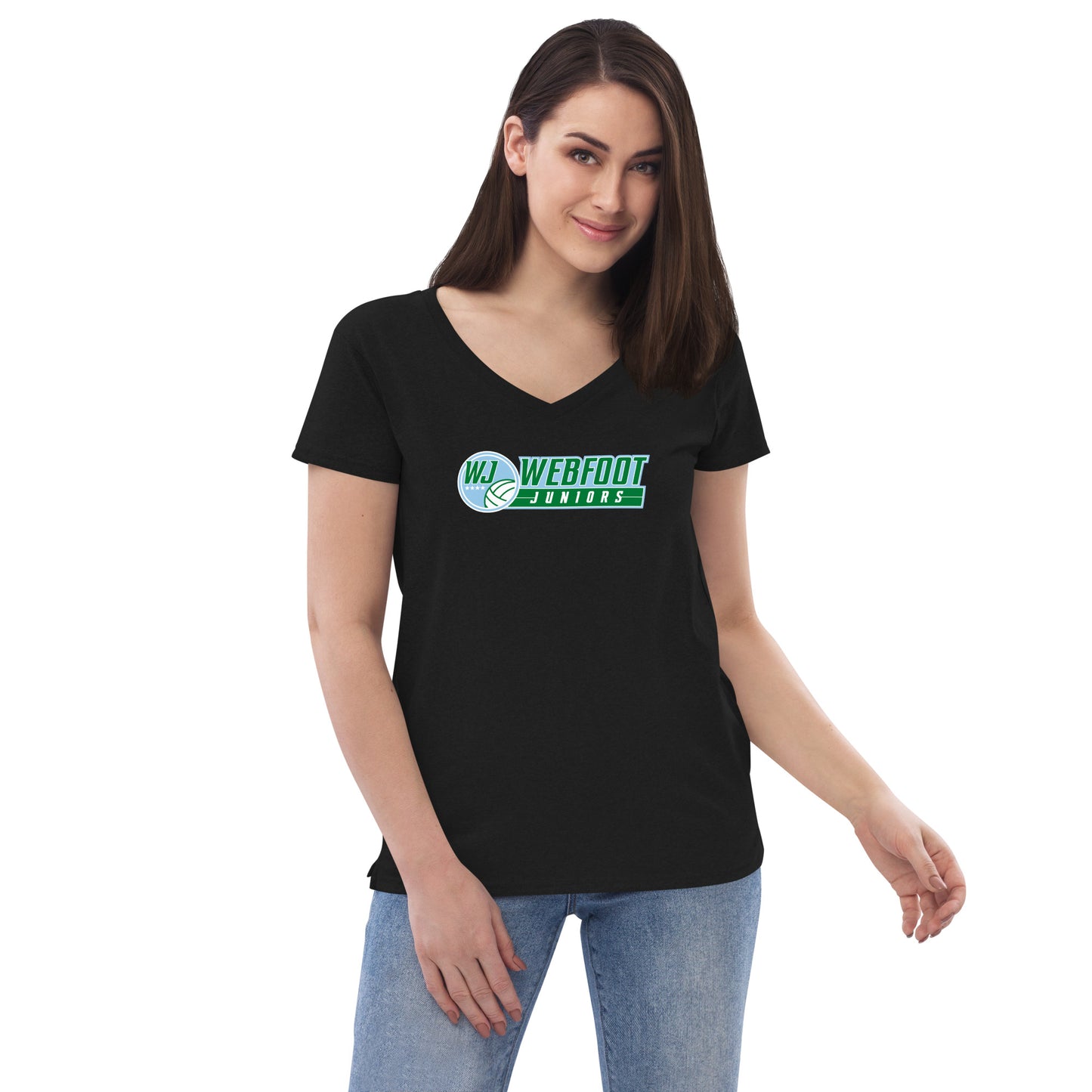 Full Logo Women’s Recycled V-neck