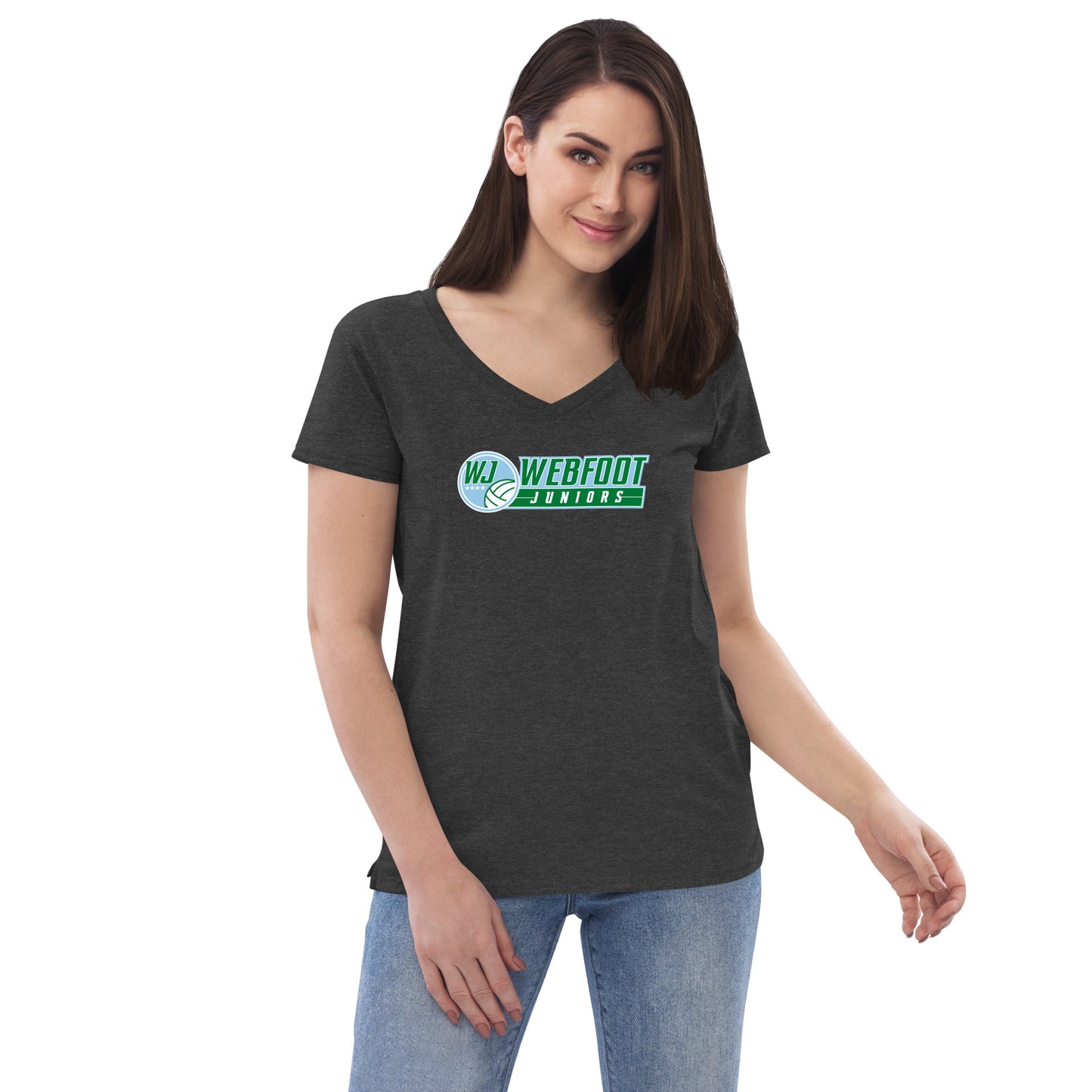 Full Logo Women’s Recycled V-neck