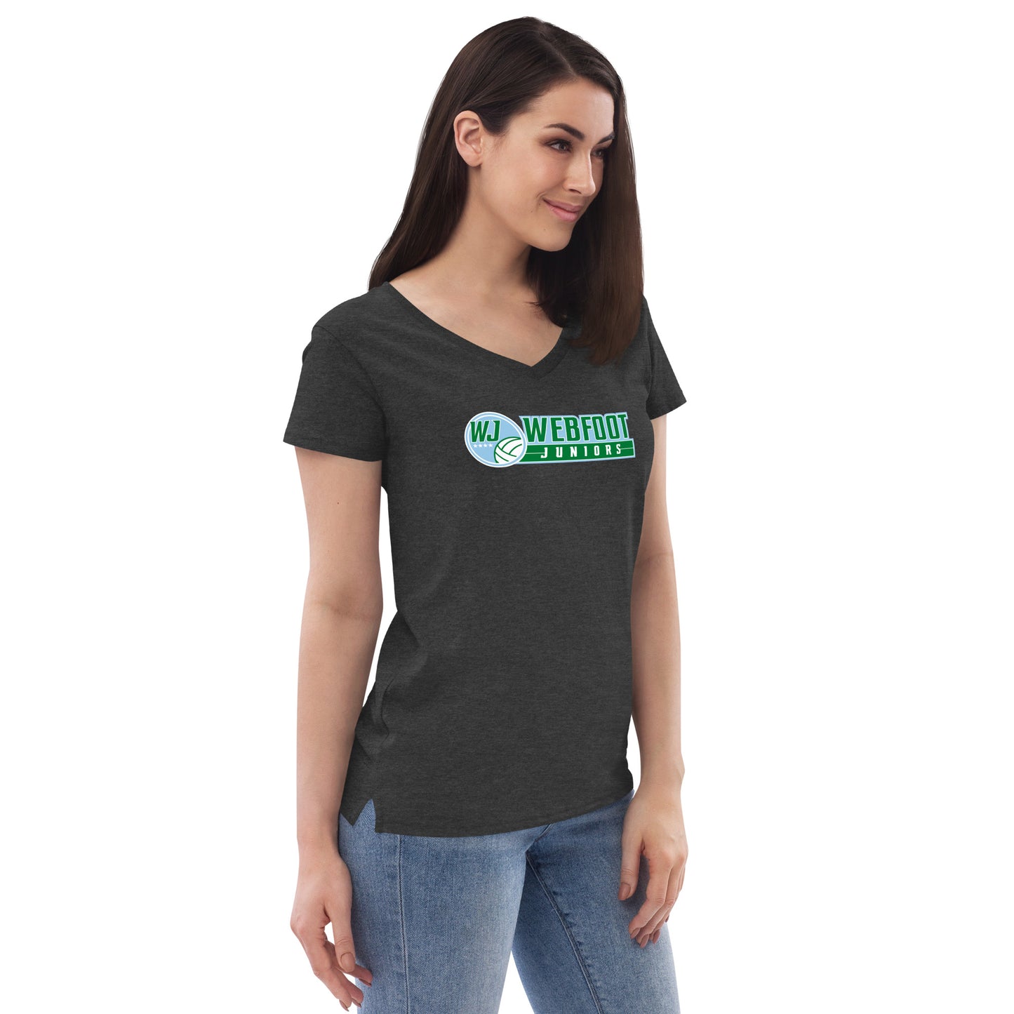 Full Logo Women’s Recycled V-neck