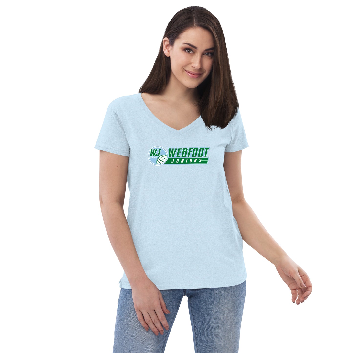 Full Logo Women’s Recycled V-neck