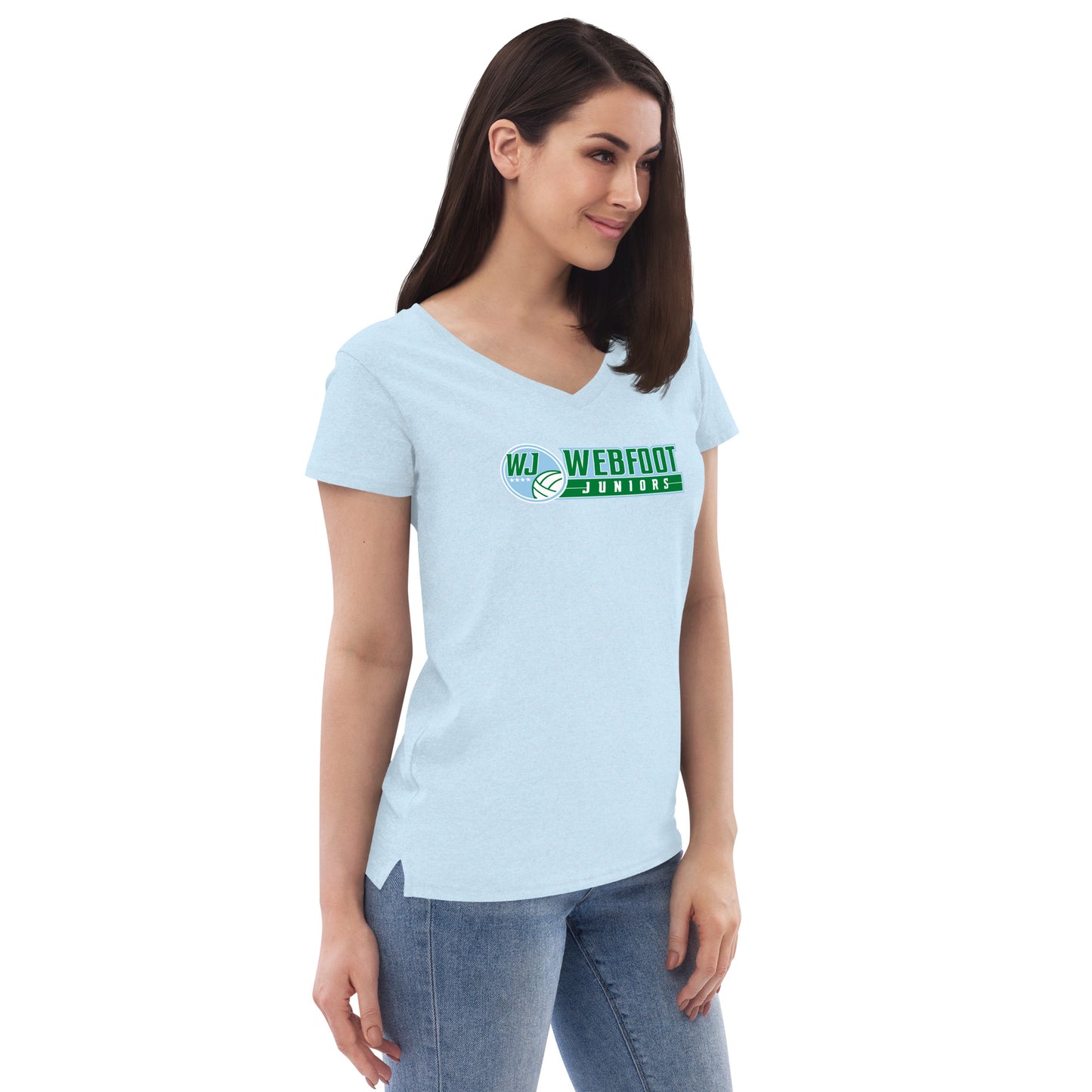 Full Logo Women’s Recycled V-neck