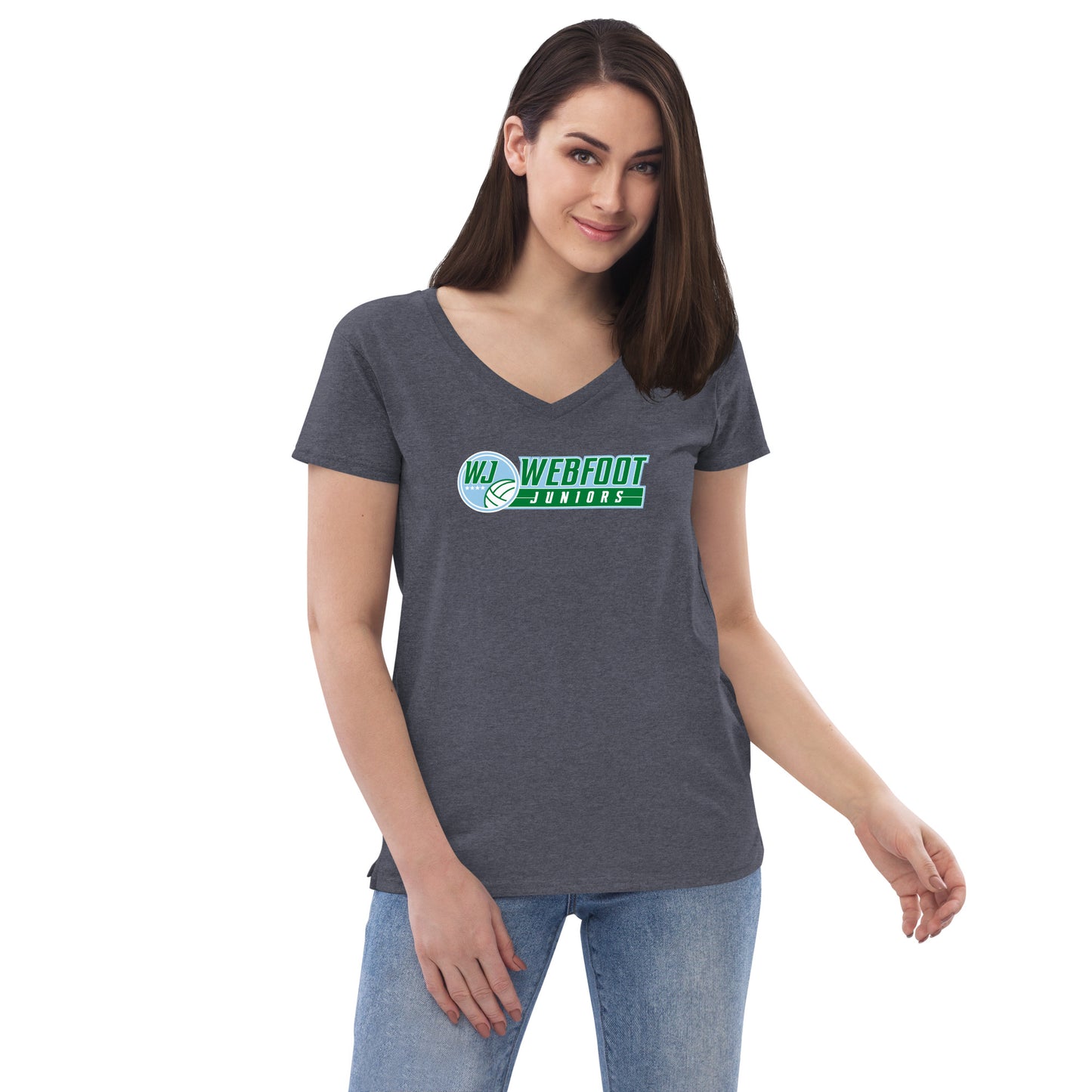 Full Logo Women’s Recycled V-neck