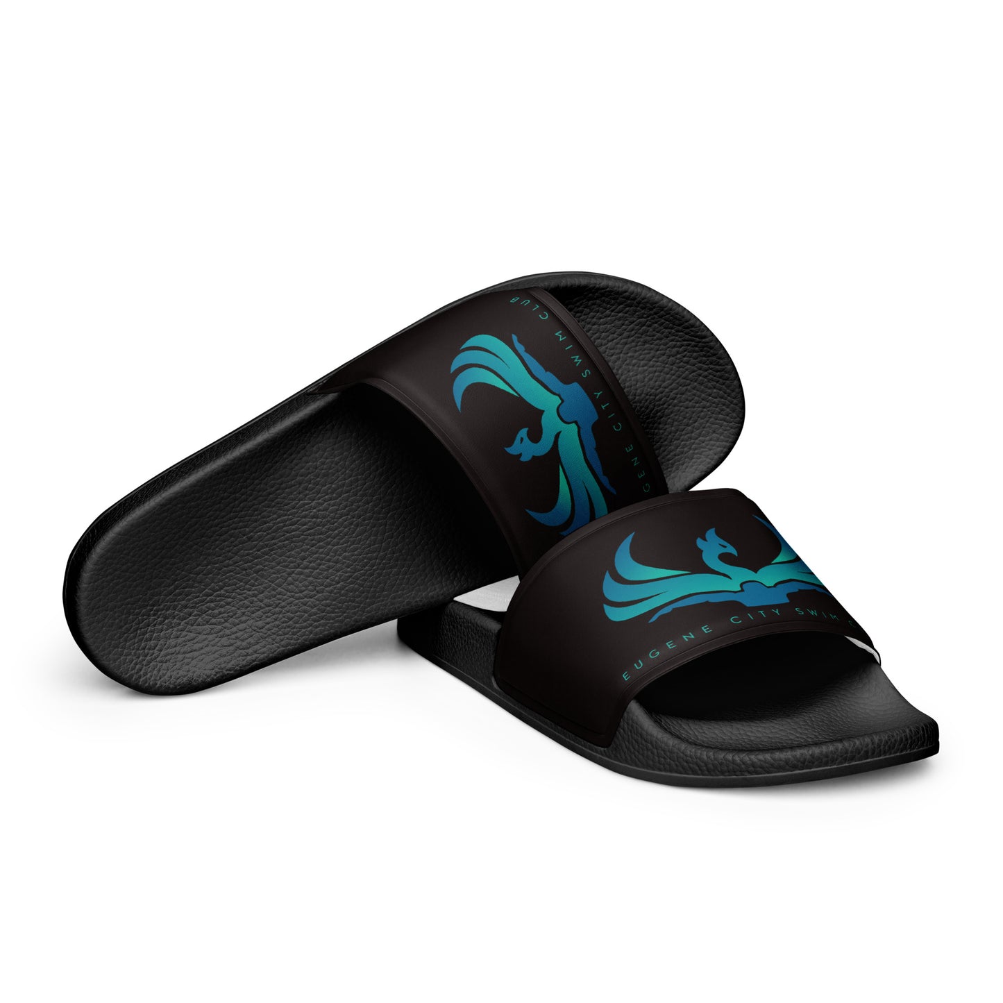 ECSC_Women's Black slides Phoenix Logo