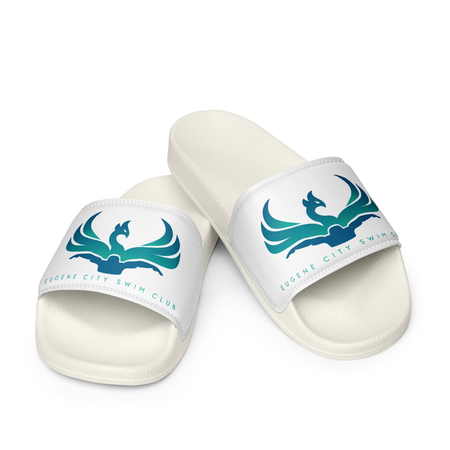ECSC_Women's White slides Phoenix Logo