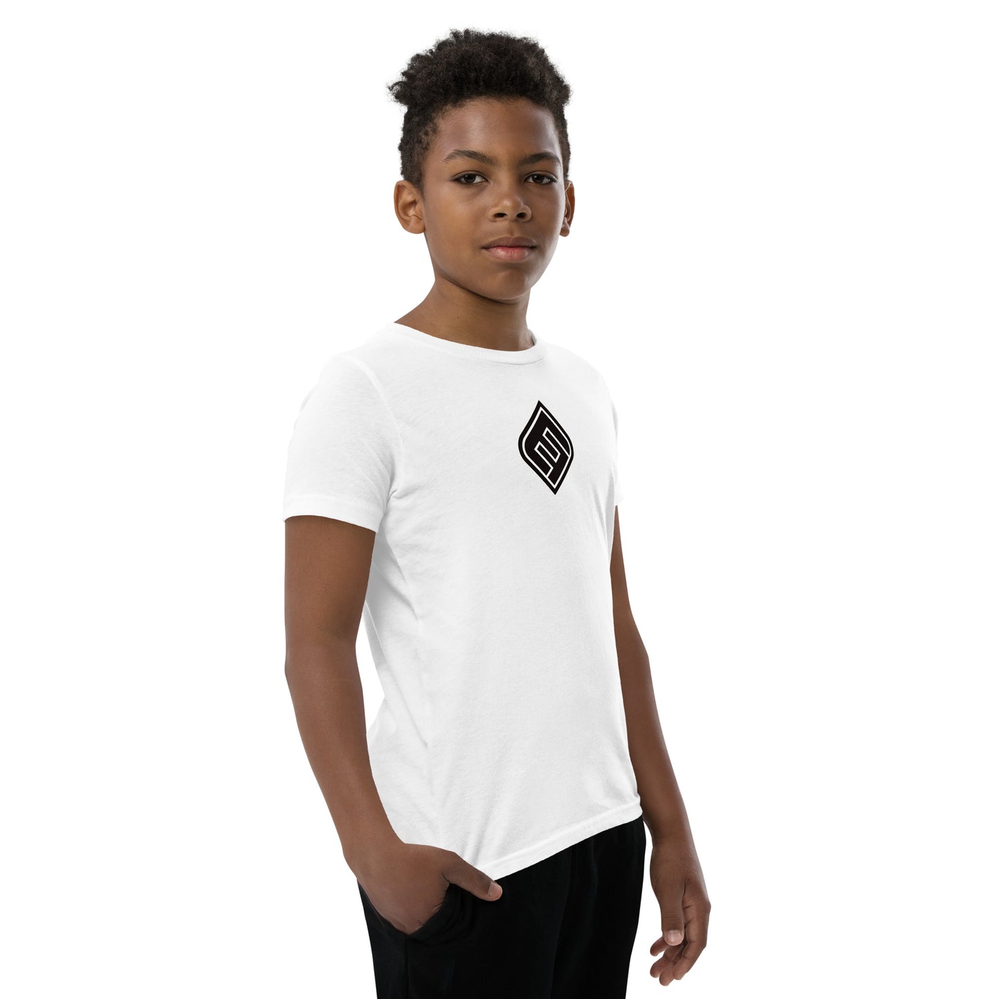 EF_Youth Short Sleeve T-Shirt_Black Diamond Logo