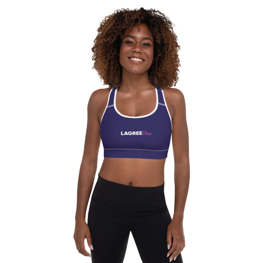 LAGREE Plus Padded Sports Bra Purple