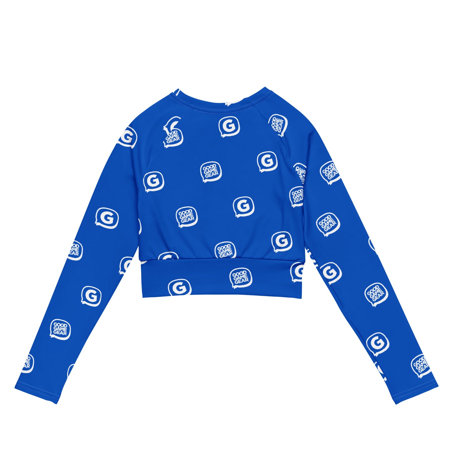 GGG - Recycled Long-sleeve Crop Top_All-Over Print