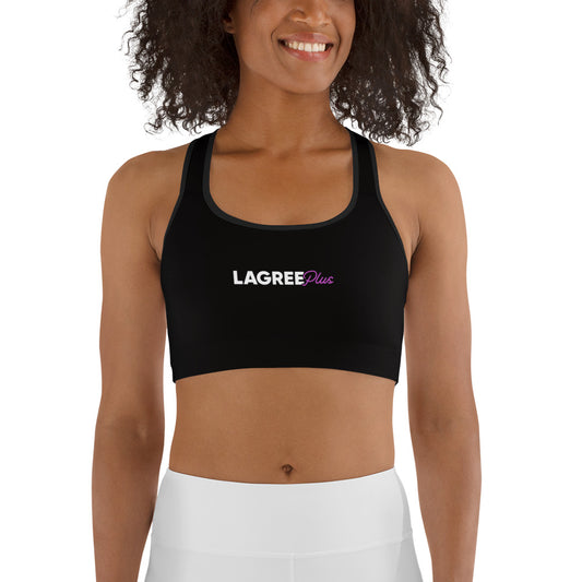 LAGREE Plus Sports bra Black/white