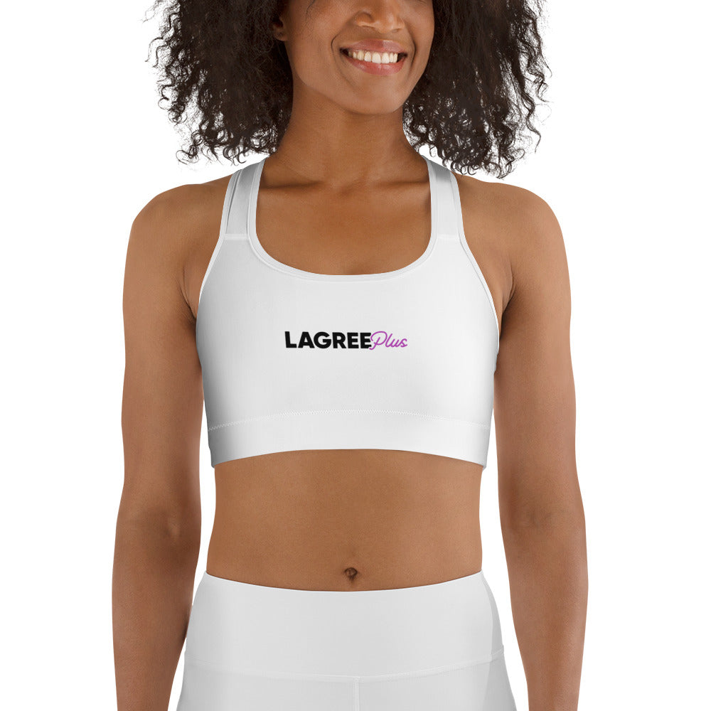 LAGREE Plus Sports bra Black/white