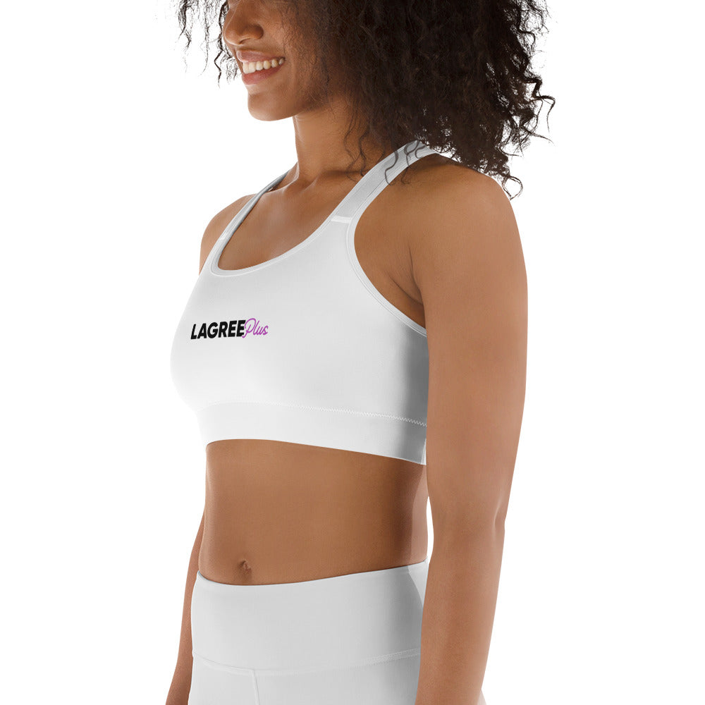 LAGREE Plus Sports bra Black/white