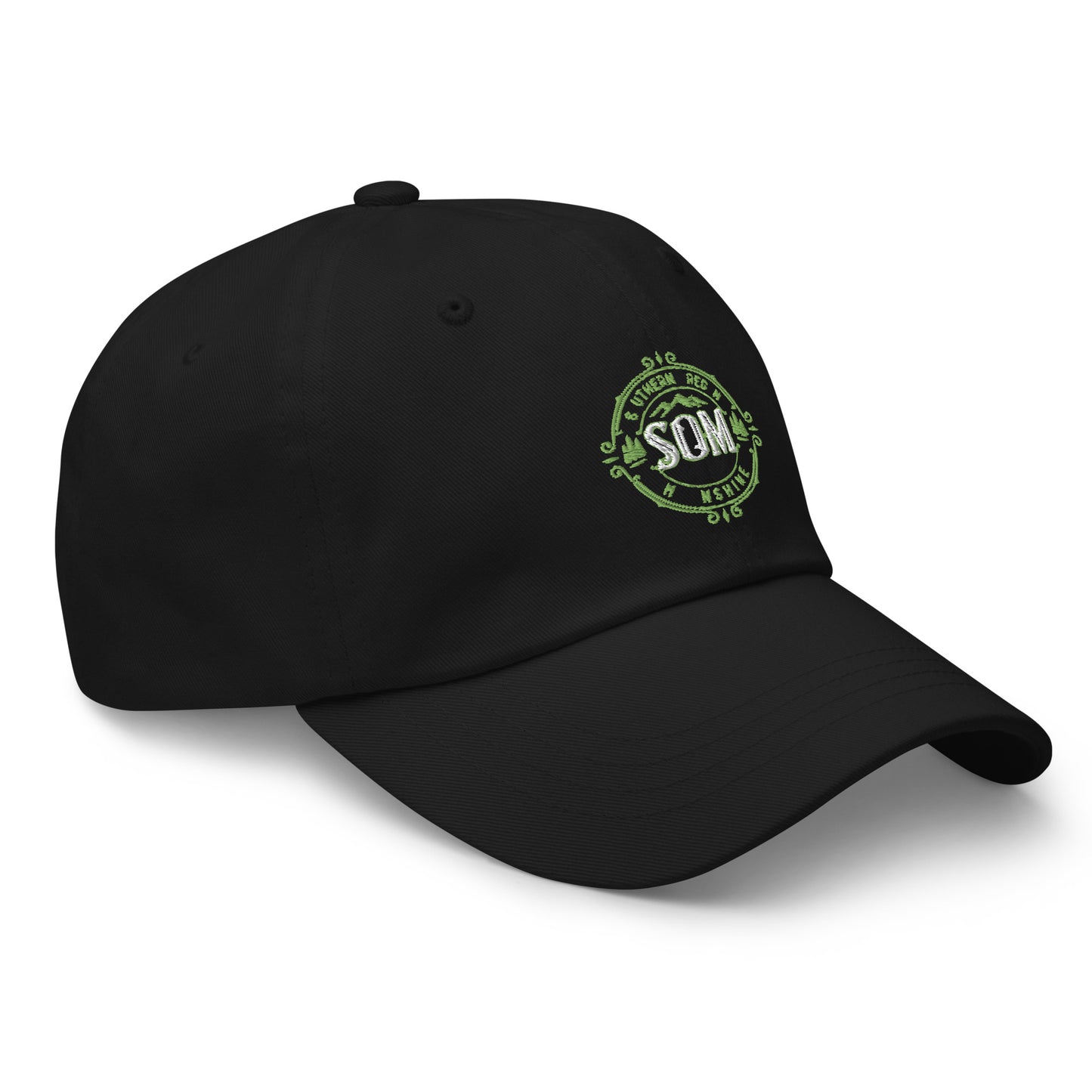 SOM_Dad hat_Embroidered Green Logo