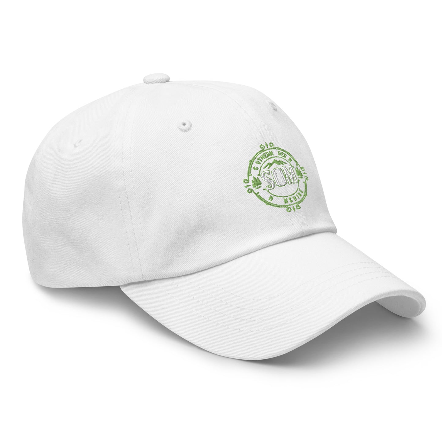 SOM_Dad hat_Embroidered Green Logo