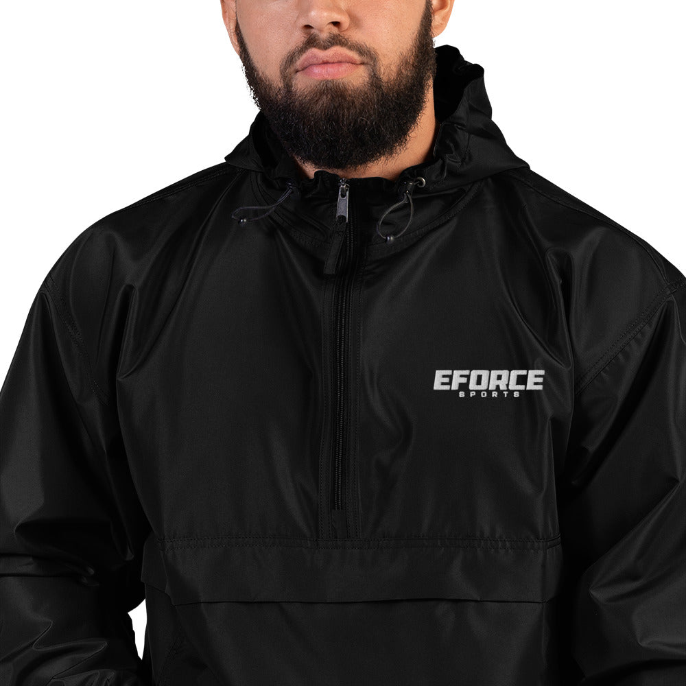 EF_Embroidered Champion Packable Jacket_White Logo