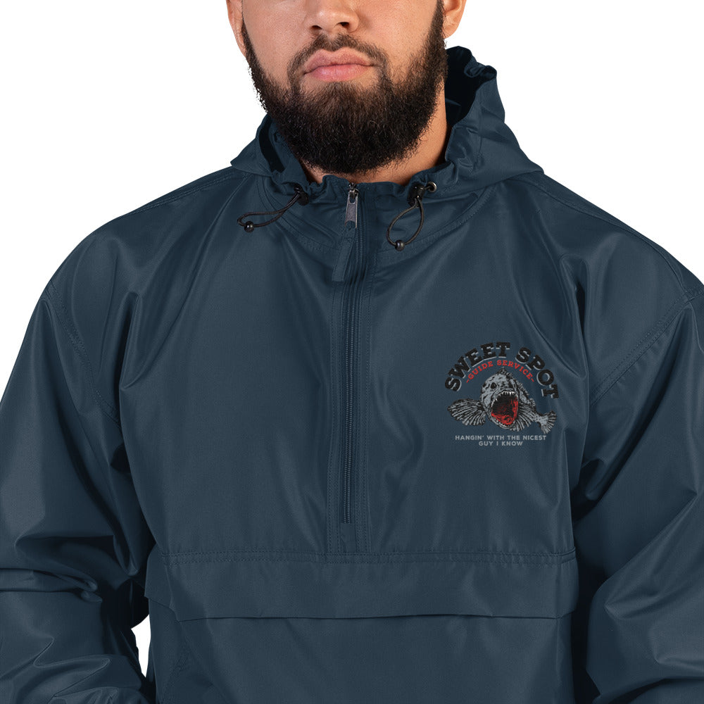 SSGS_Fish Embroidered Champion Packable Jacket