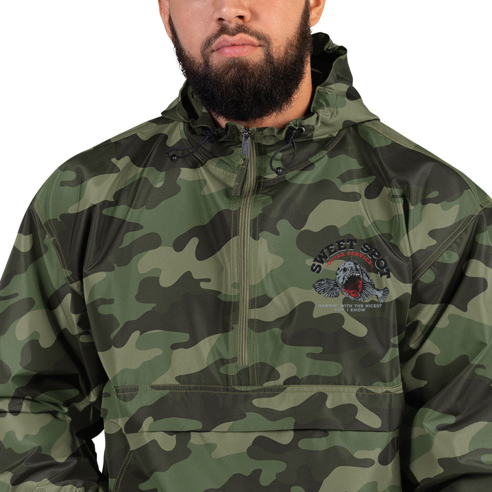 SSGS_Fish Embroidered Champion Packable Jacket