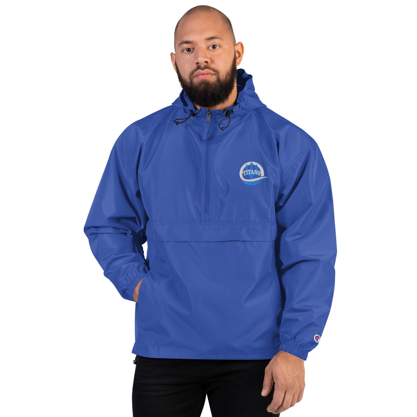 TS_Unisex Embroidered Champion Packable Jacket