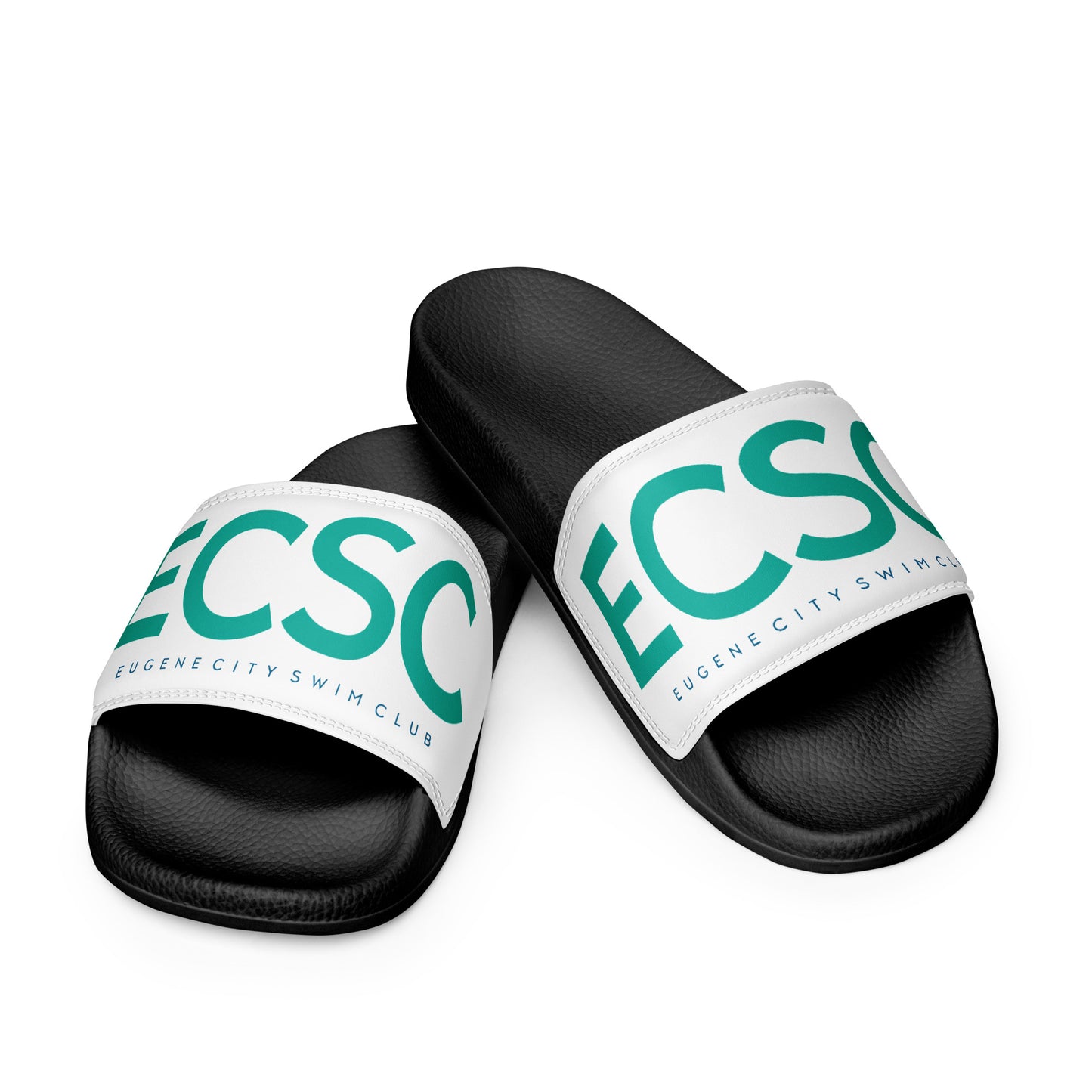 ECSC_Men’s White slides ECSC Logo