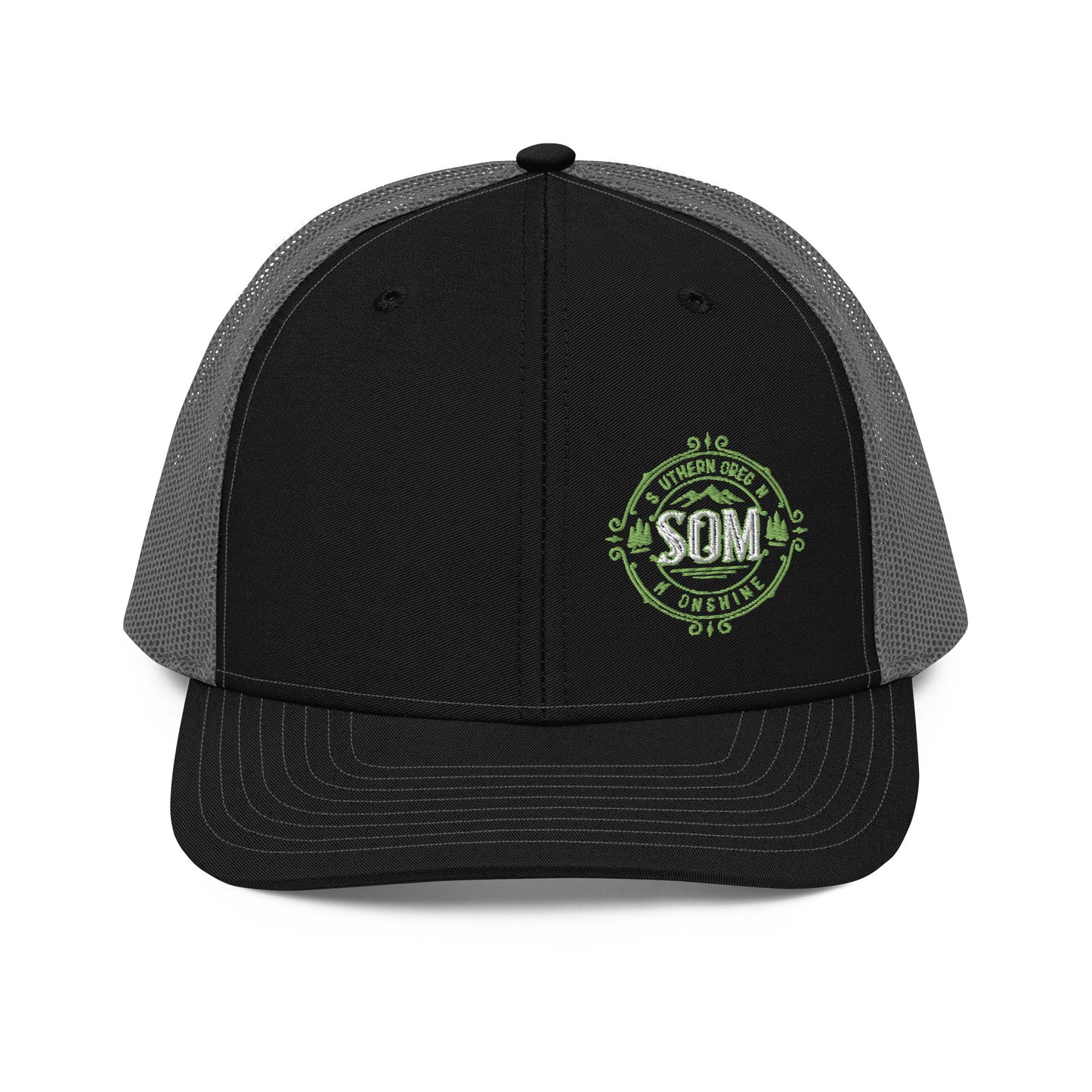 SOM_Trucker Cap_Embroidered Green Logo