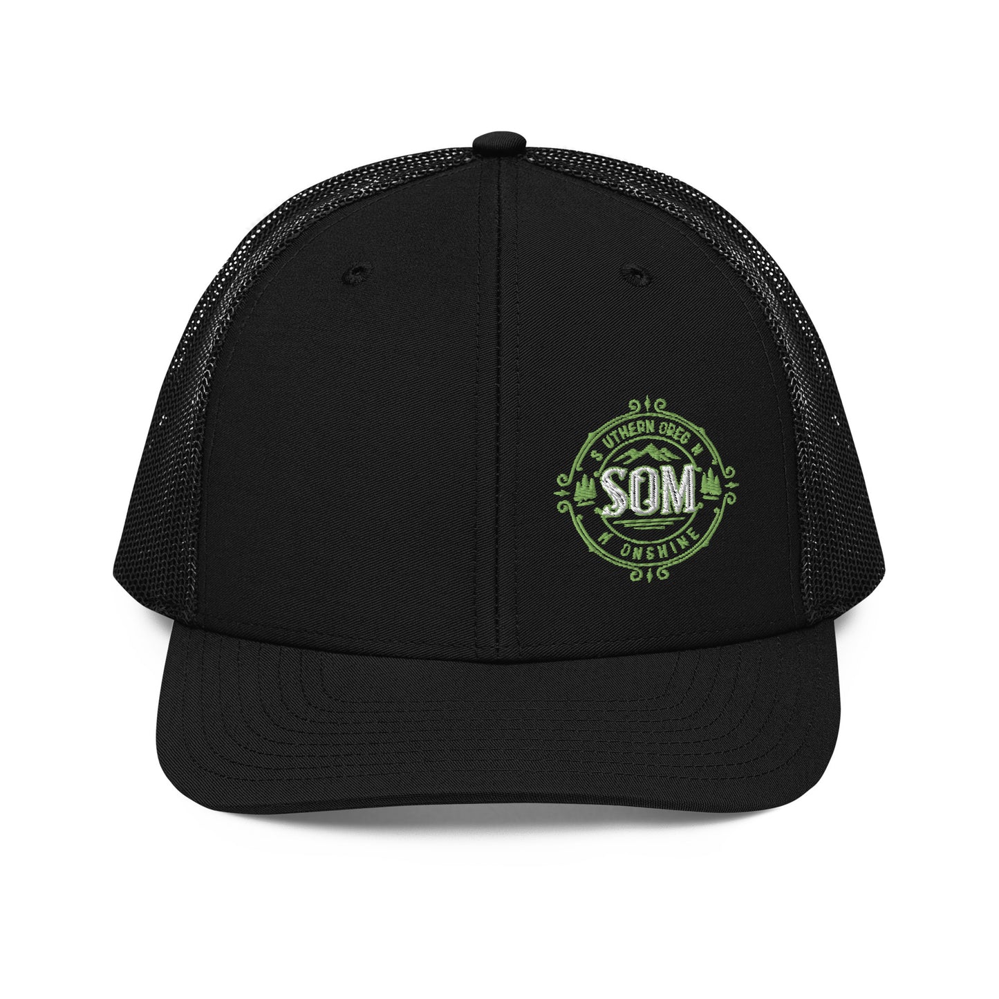 SOM_Trucker Cap_Embroidered Green Logo