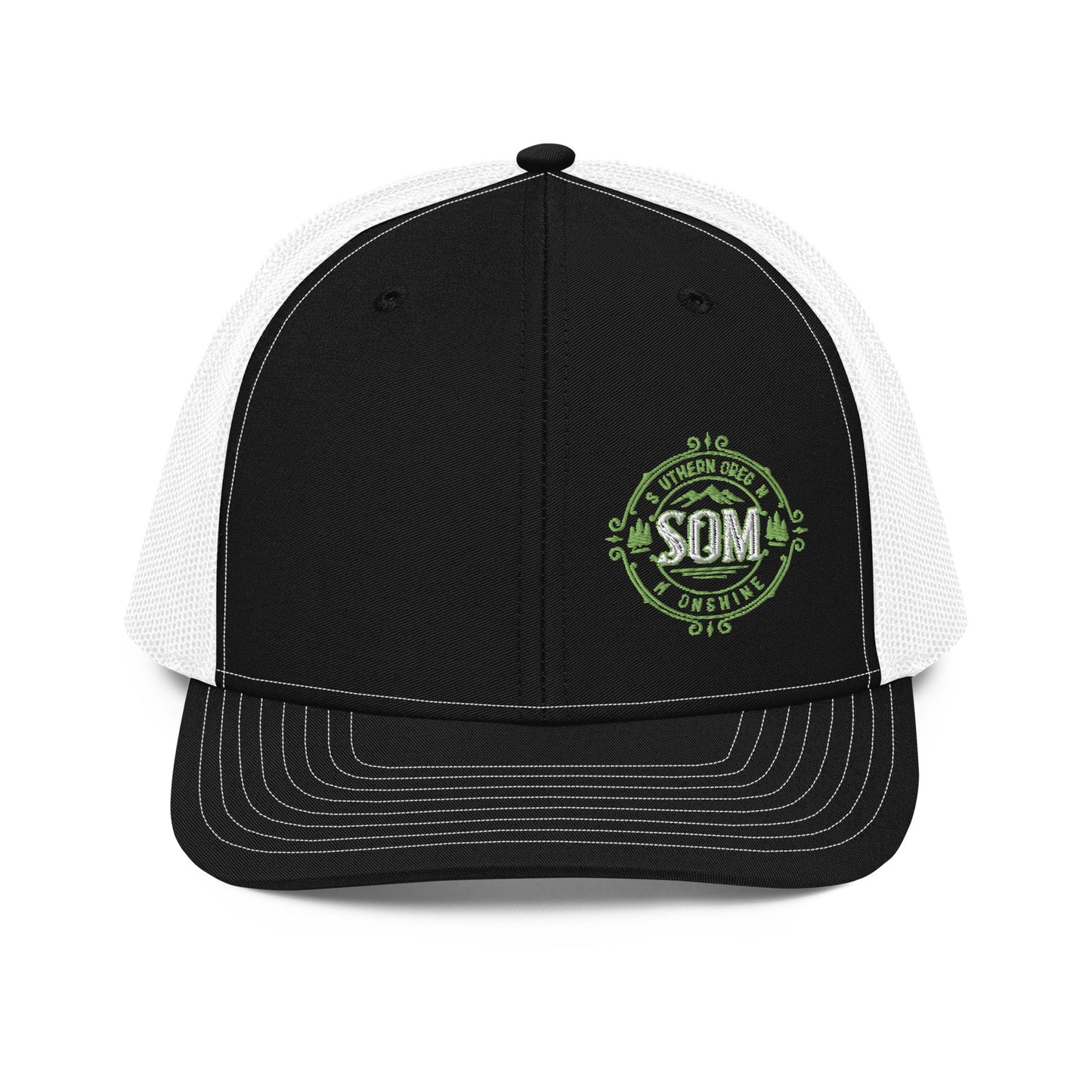 SOM_Trucker Cap_Embroidered Green Logo