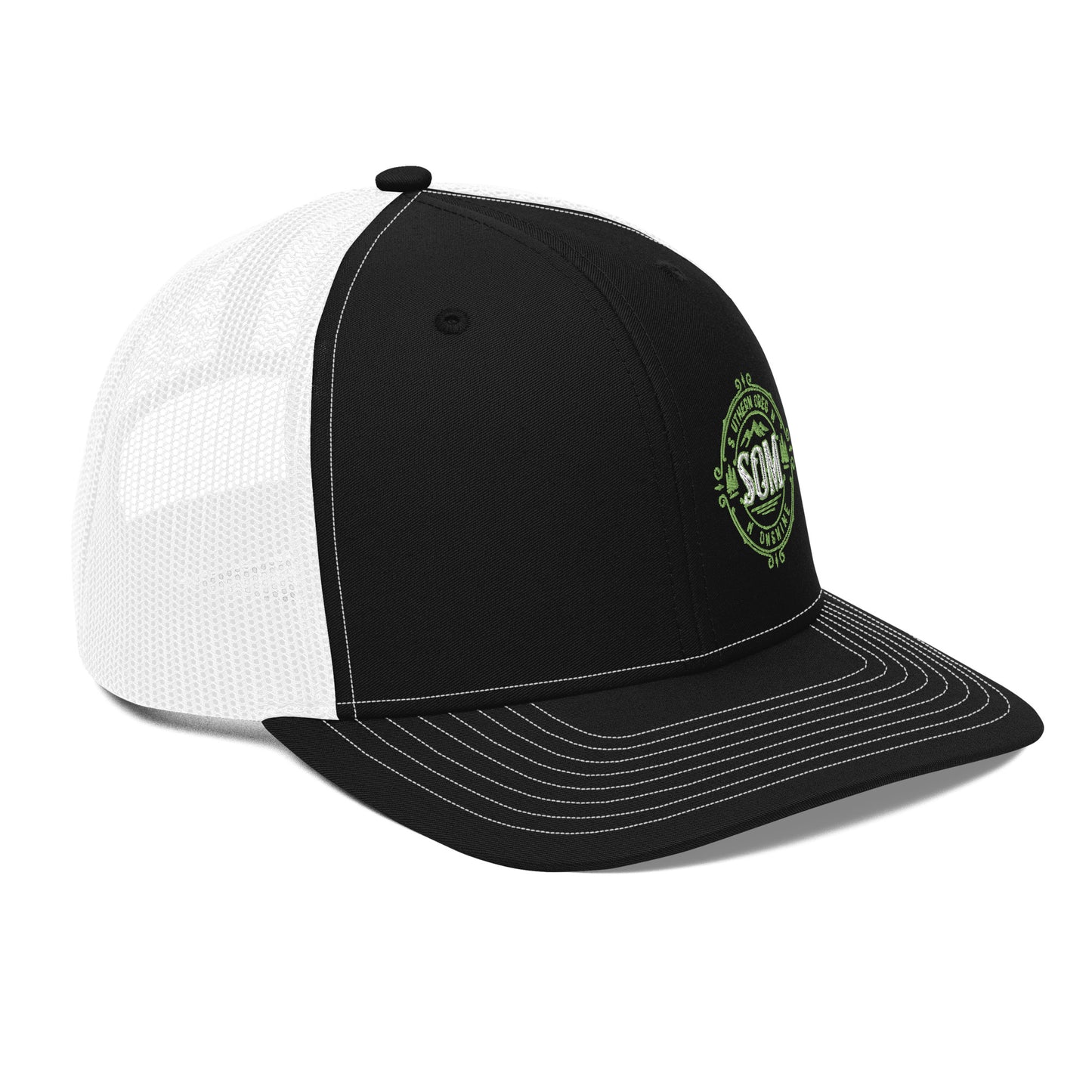 SOM_Trucker Cap_Embroidered Green Logo