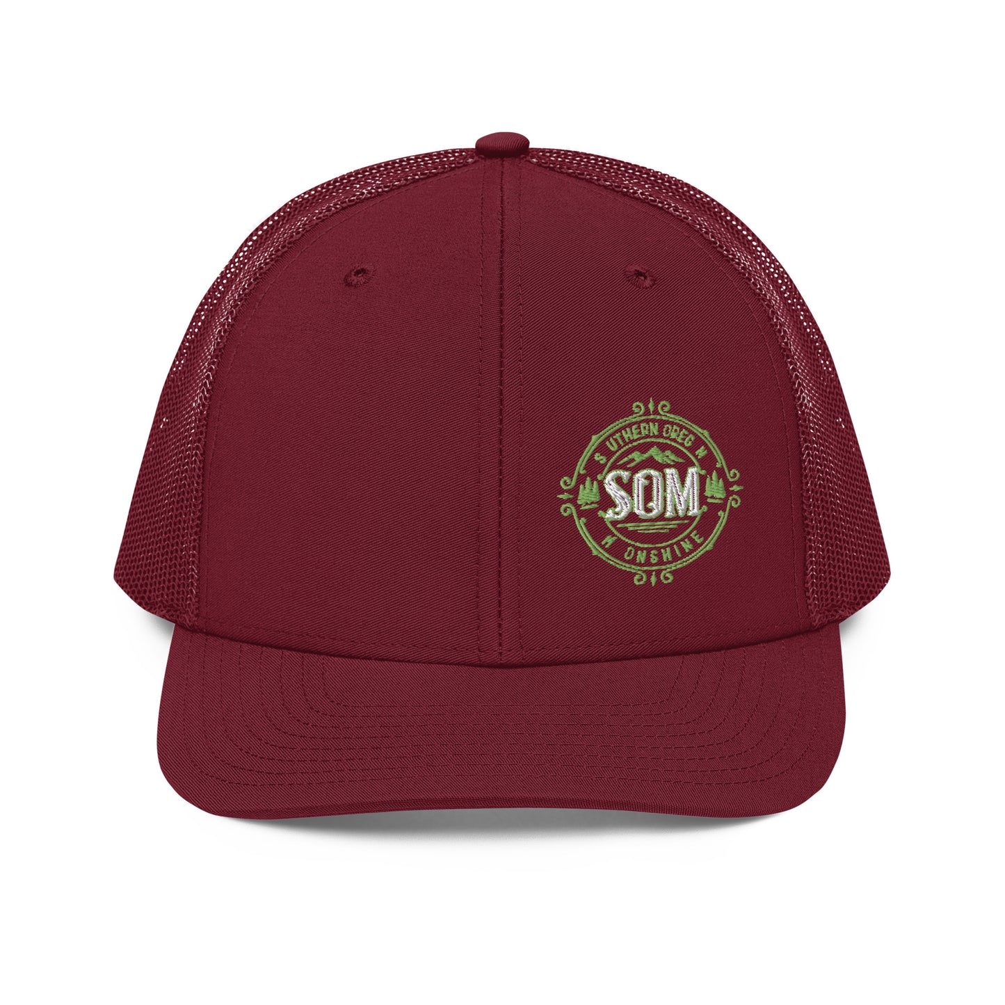 SOM_Trucker Cap_Embroidered Green Logo