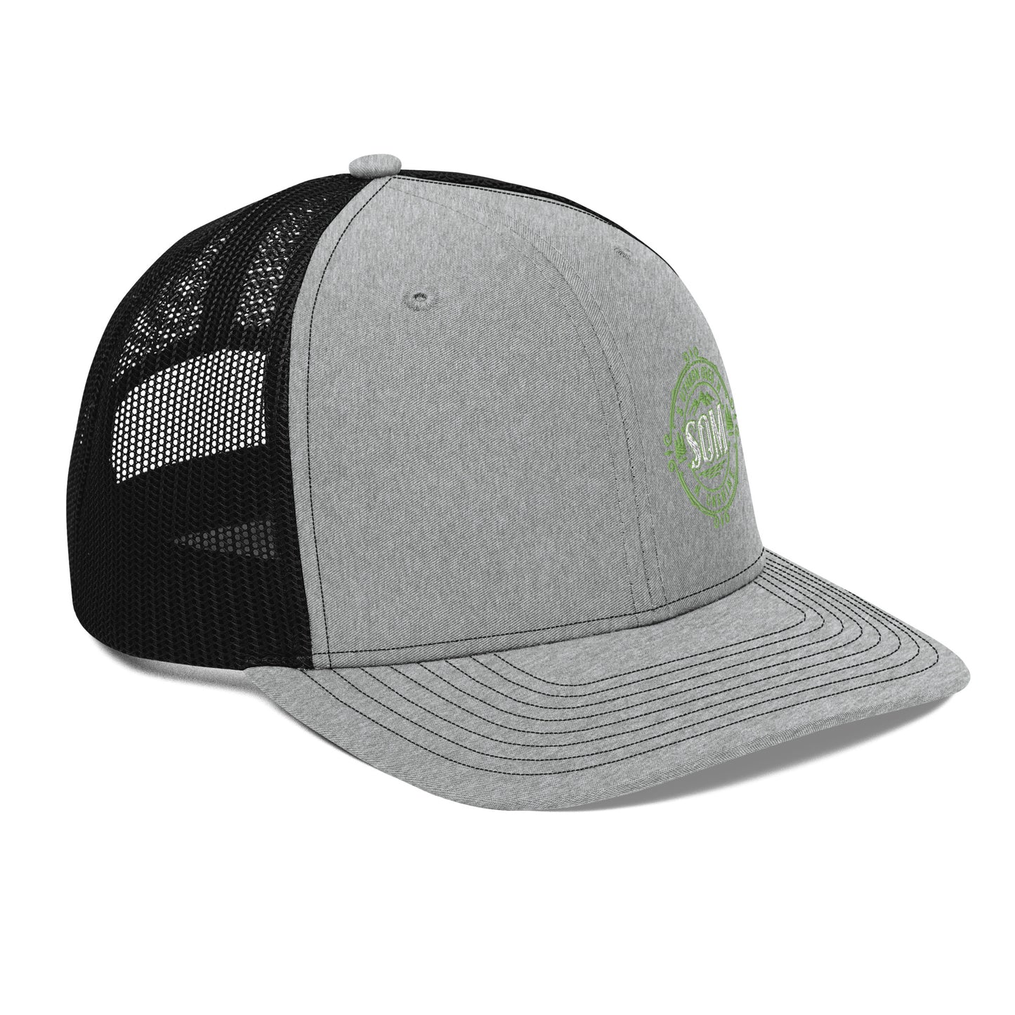 SOM_Trucker Cap_Embroidered Green Logo