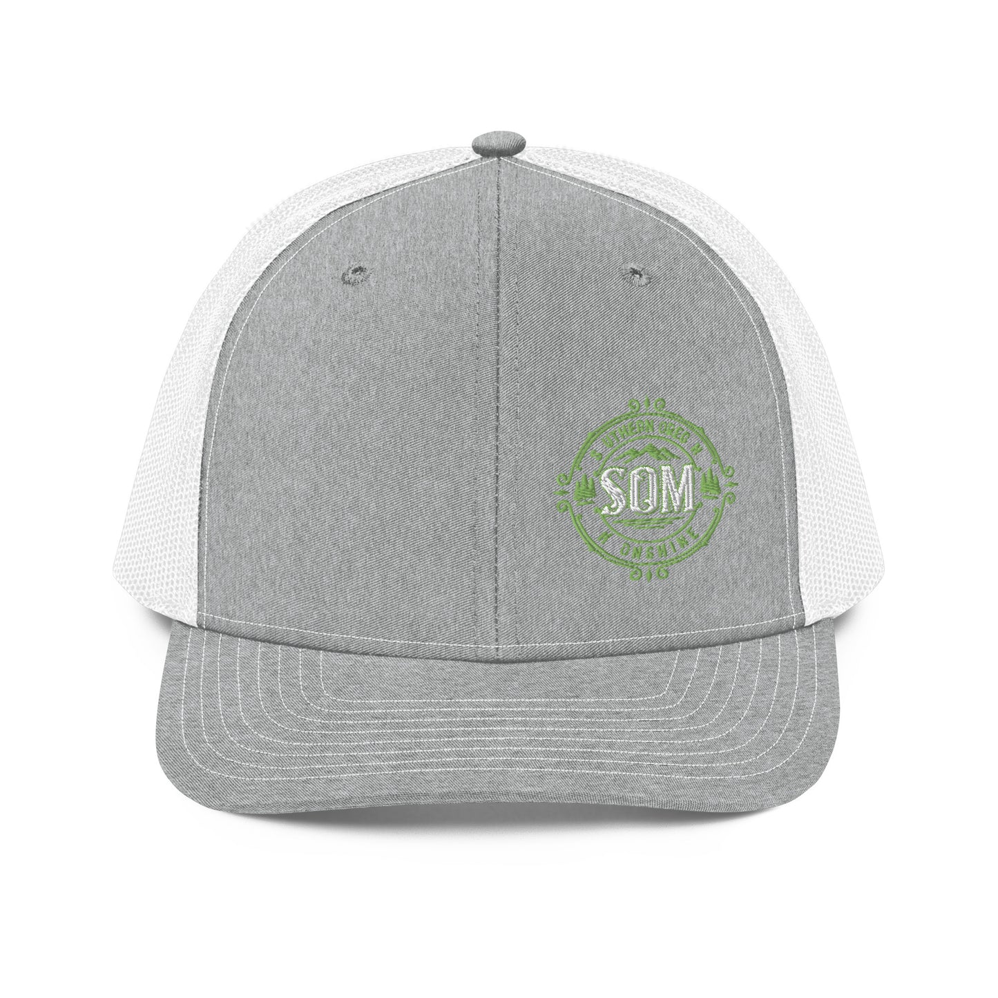 SOM_Trucker Cap_Embroidered Green Logo