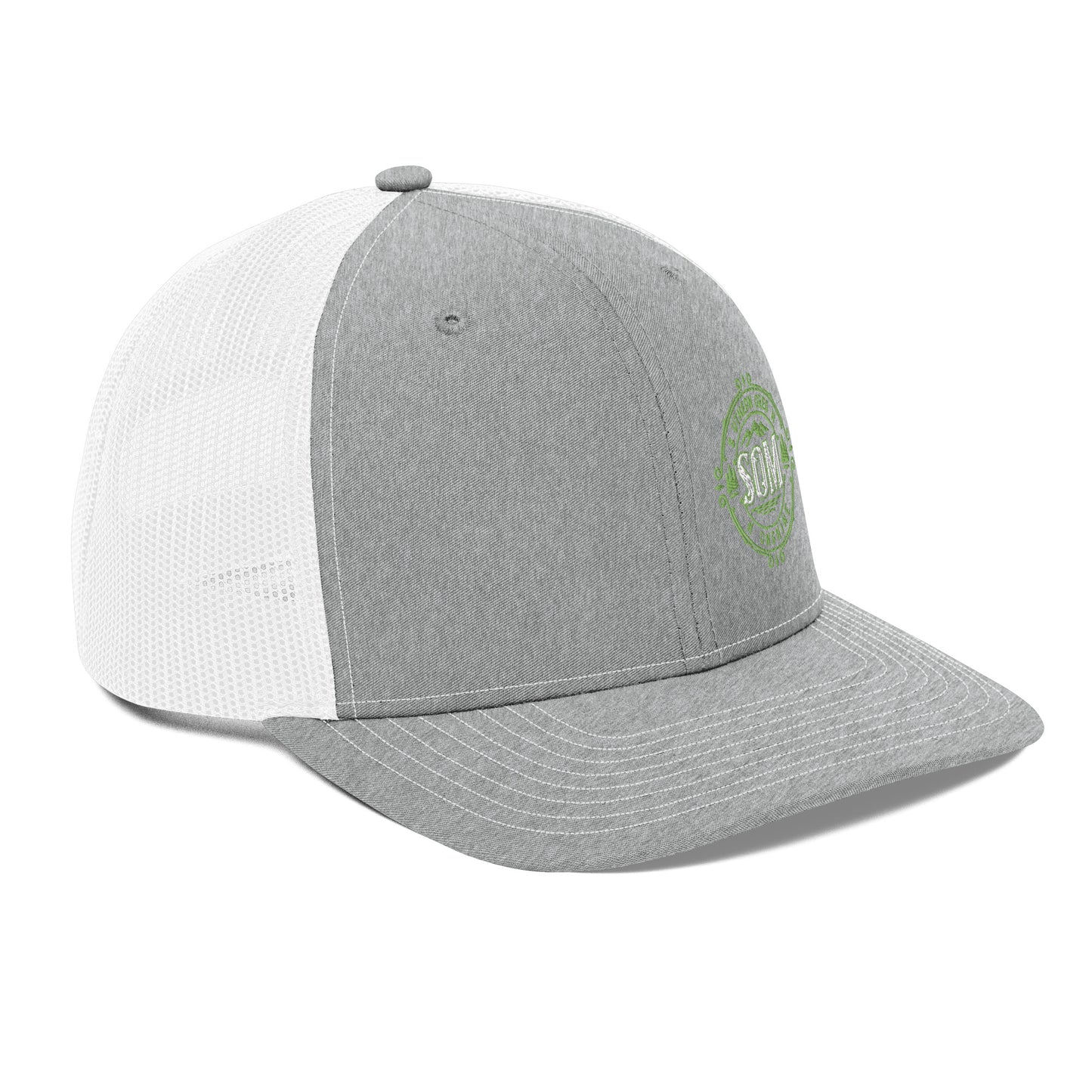 SOM_Trucker Cap_Embroidered Green Logo