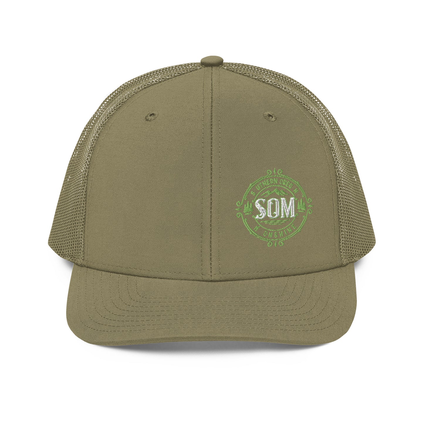 SOM_Trucker Cap_Embroidered Green Logo