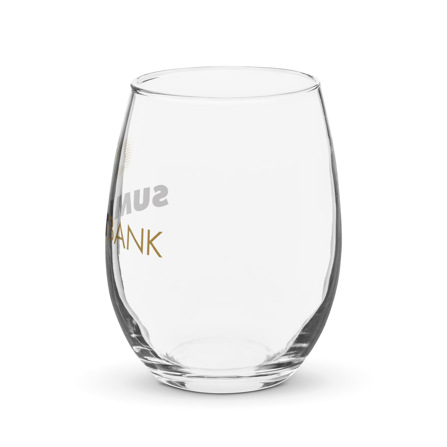 Stemless wine glass