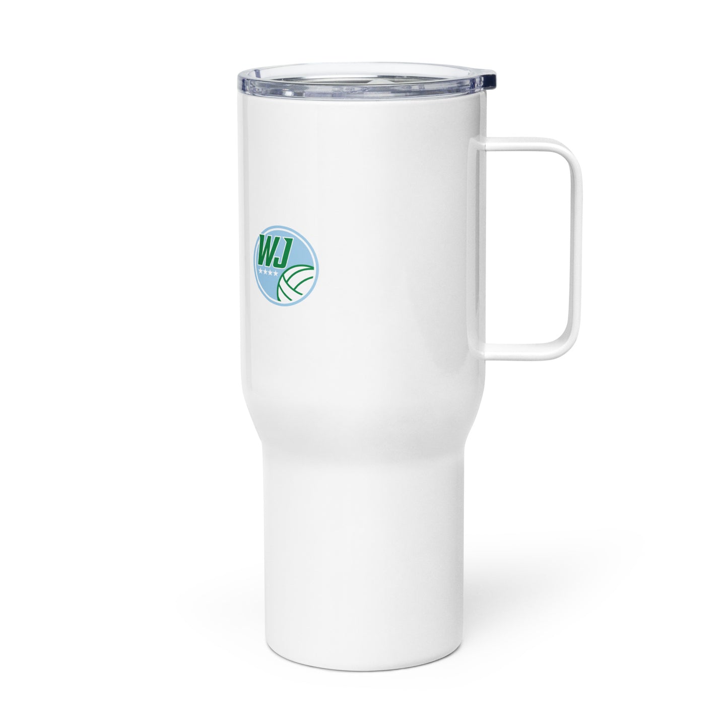 Dual Logo Travel Mug with Handle