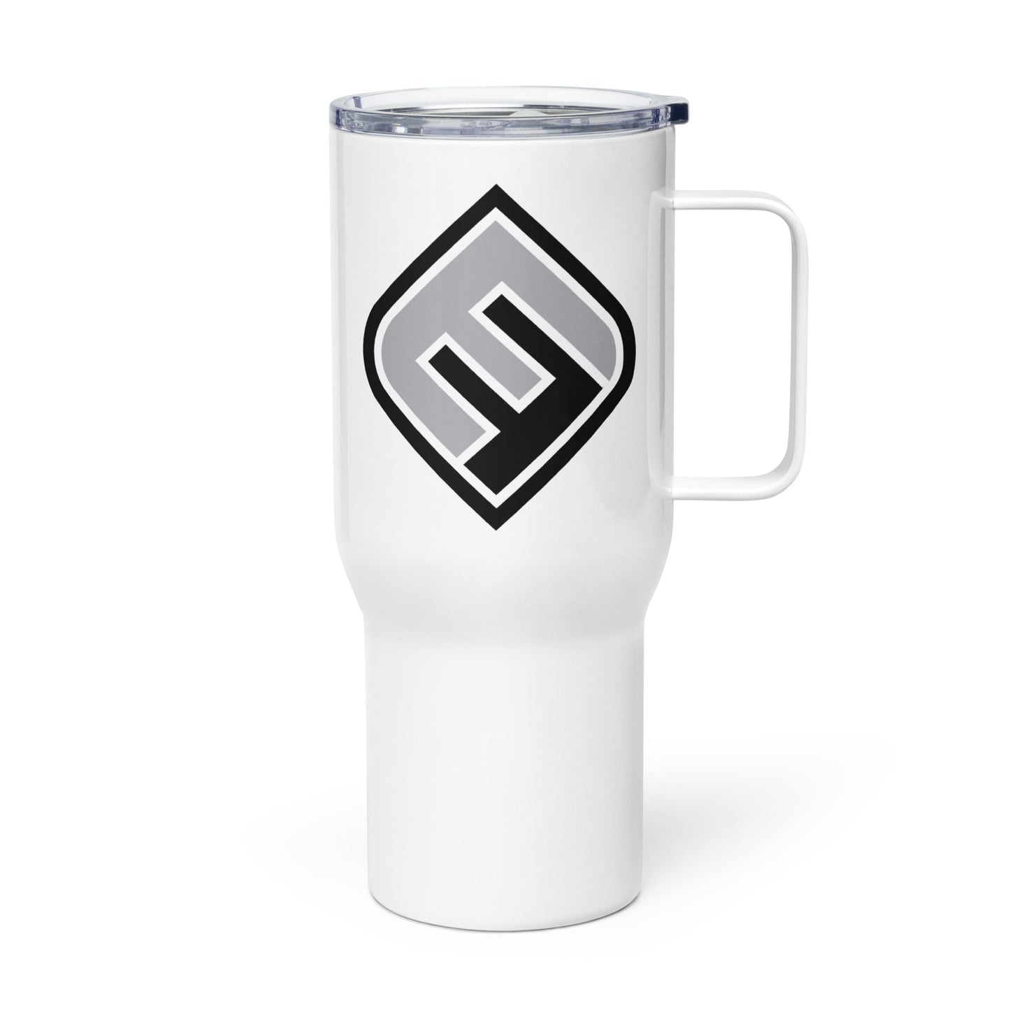 Travel Mug with Handle_Diamond Logo