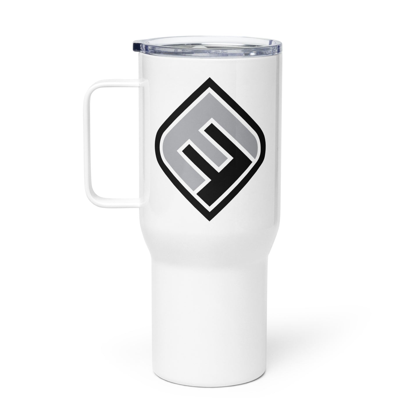 Travel Mug with Handle_Diamond Logo