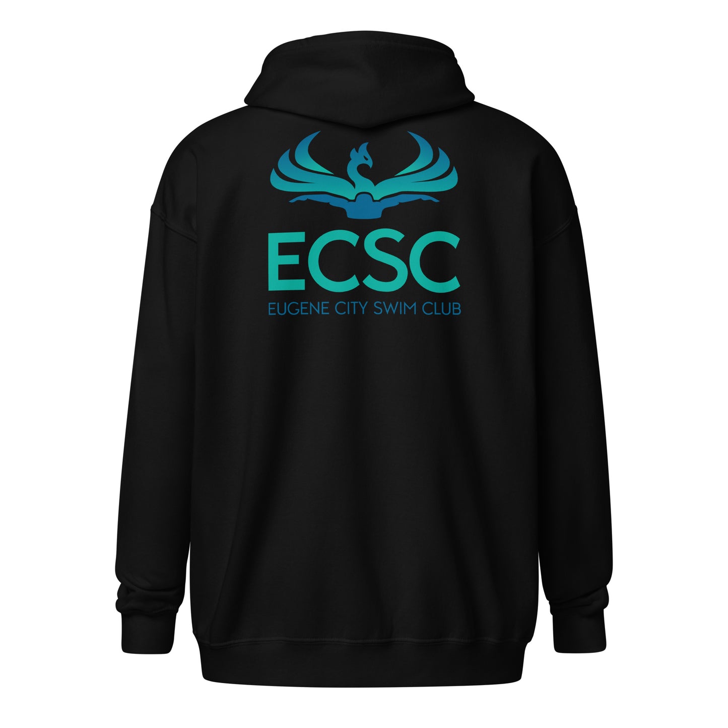 ECSC_Unisex heavy blend zip hoodie Front Back Logo